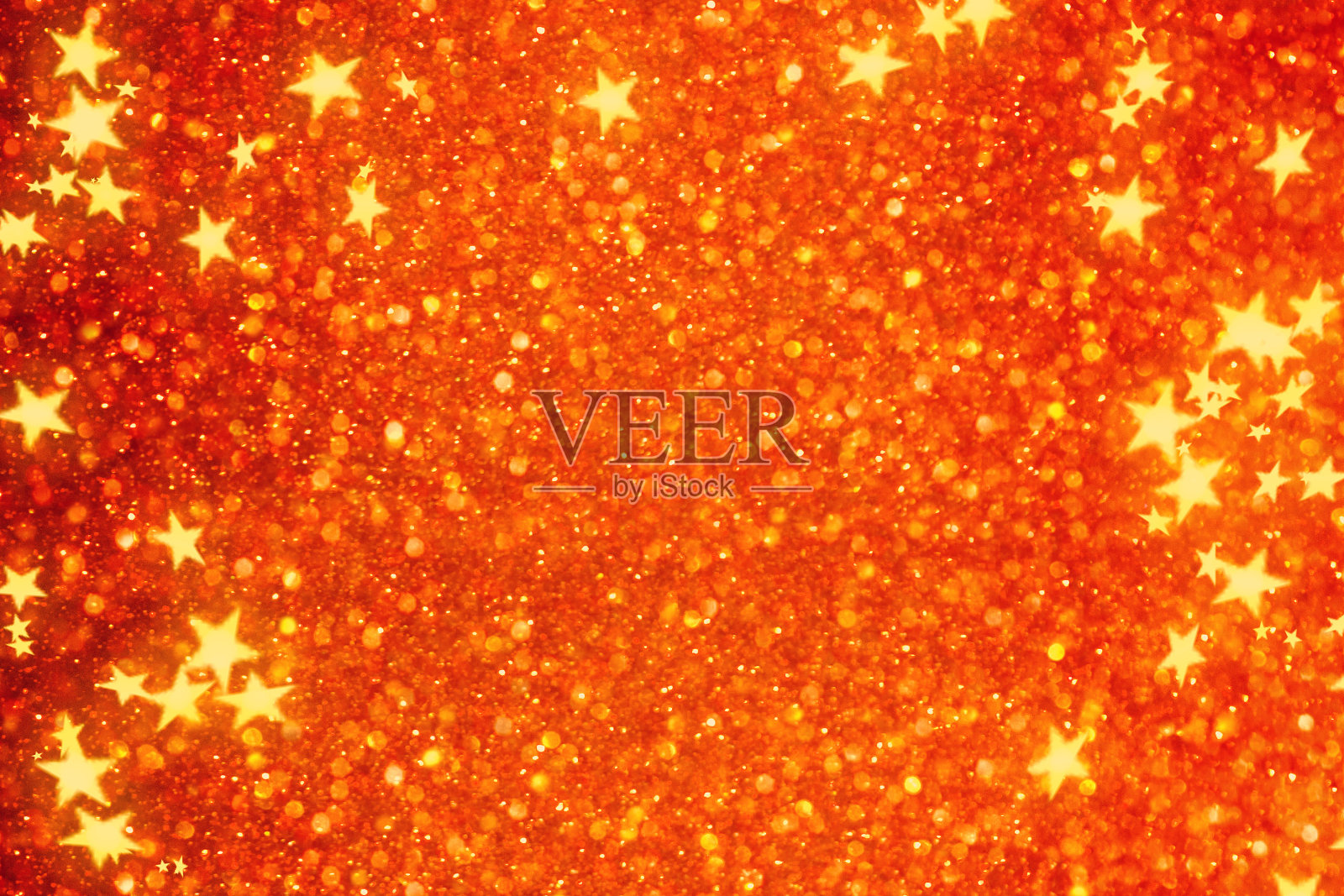 圣诞背景与闪烁的灯光照片摄影图片