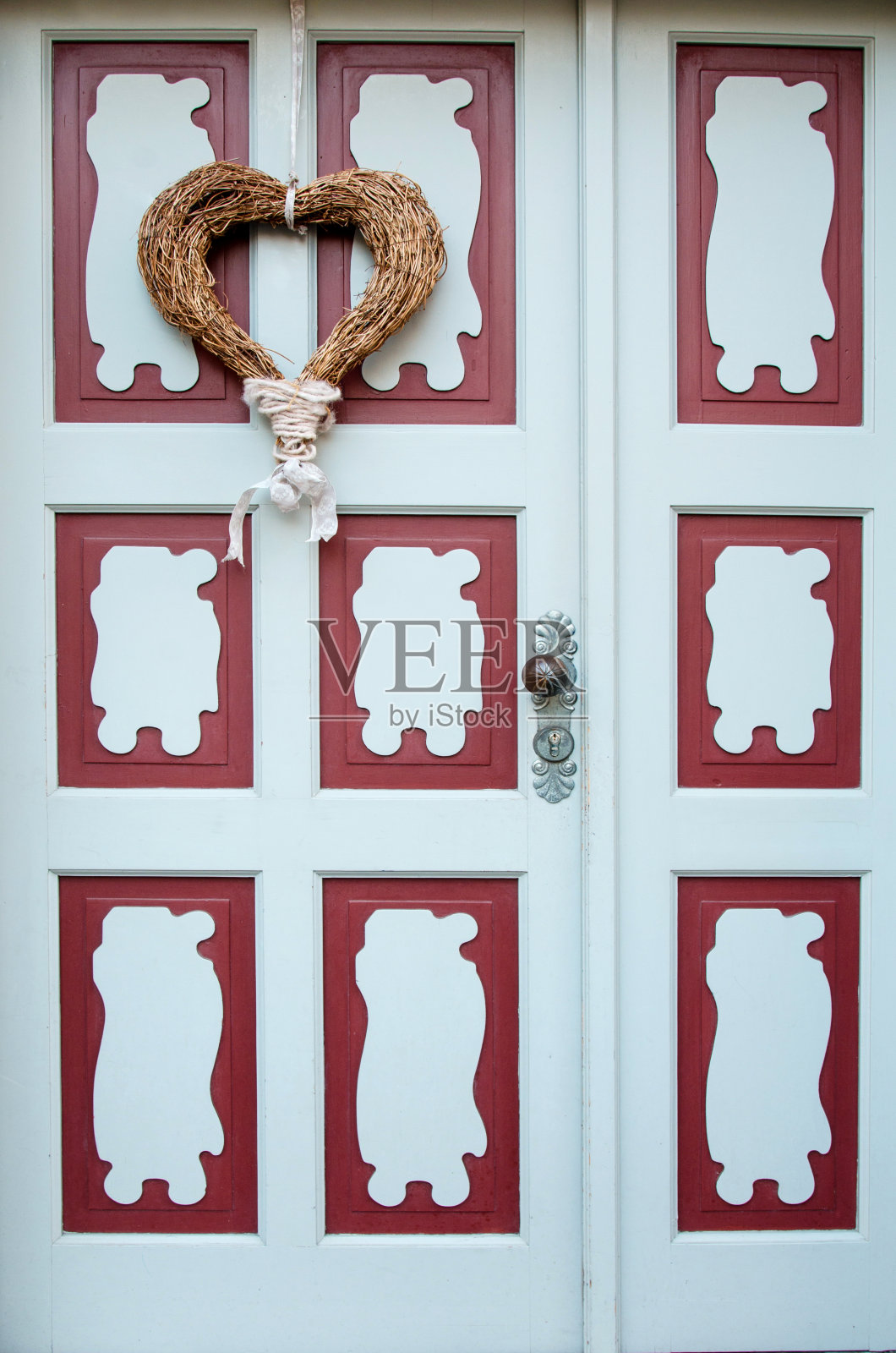 前门装饰心(爱情，情人节，二月照片摄影图片