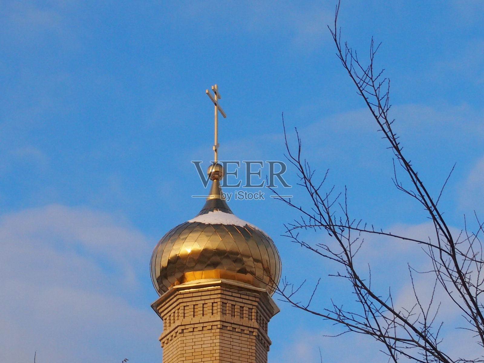 金色圆顶的教堂照片摄影图片