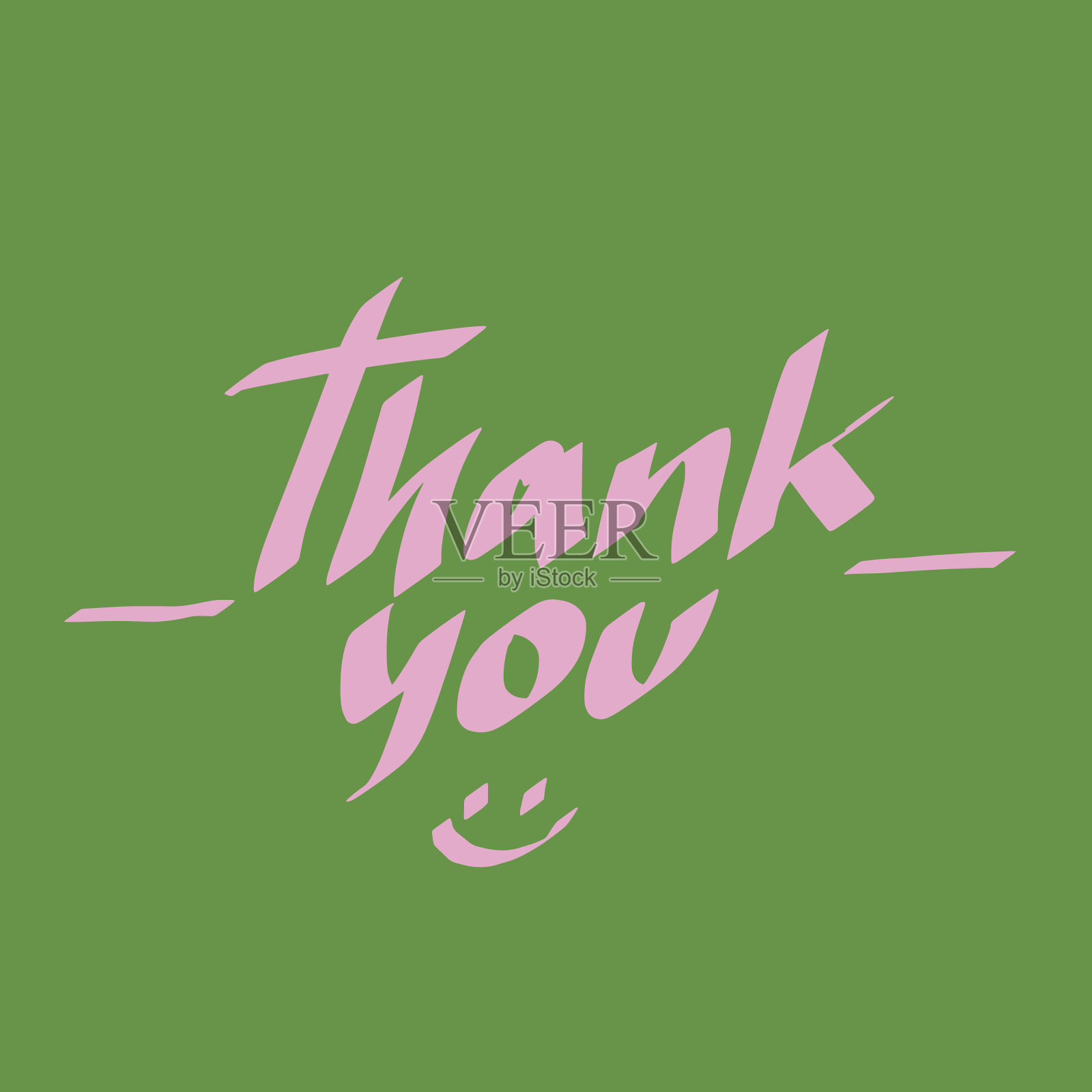 谢谢你的文字，字母，矢量插图插画图片素材