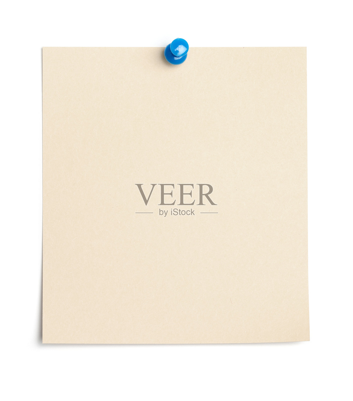 一张带图钉的空纸照片摄影图片