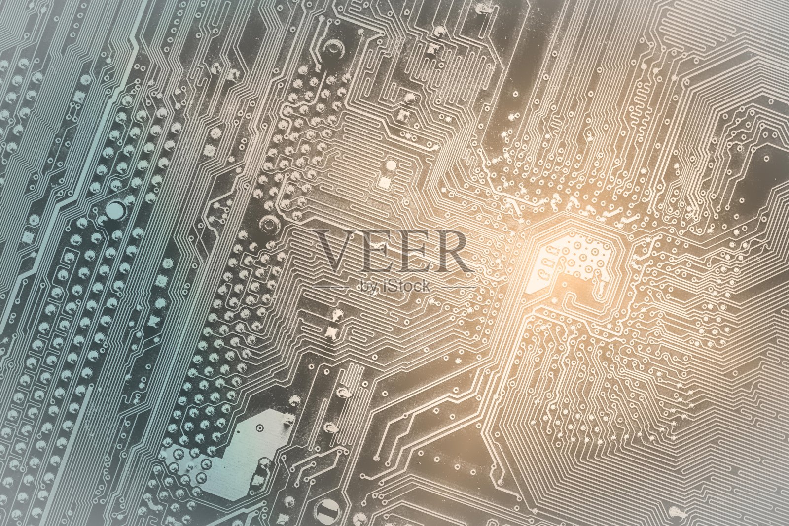 特写电脑微型电路板照片摄影图片