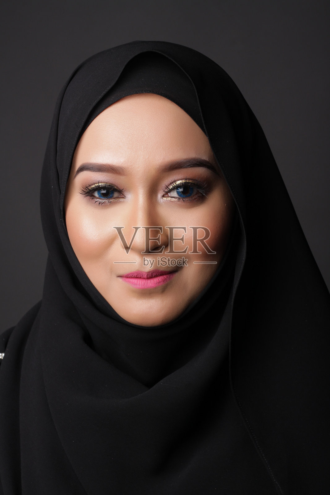 亚洲musliman女人照片摄影图片