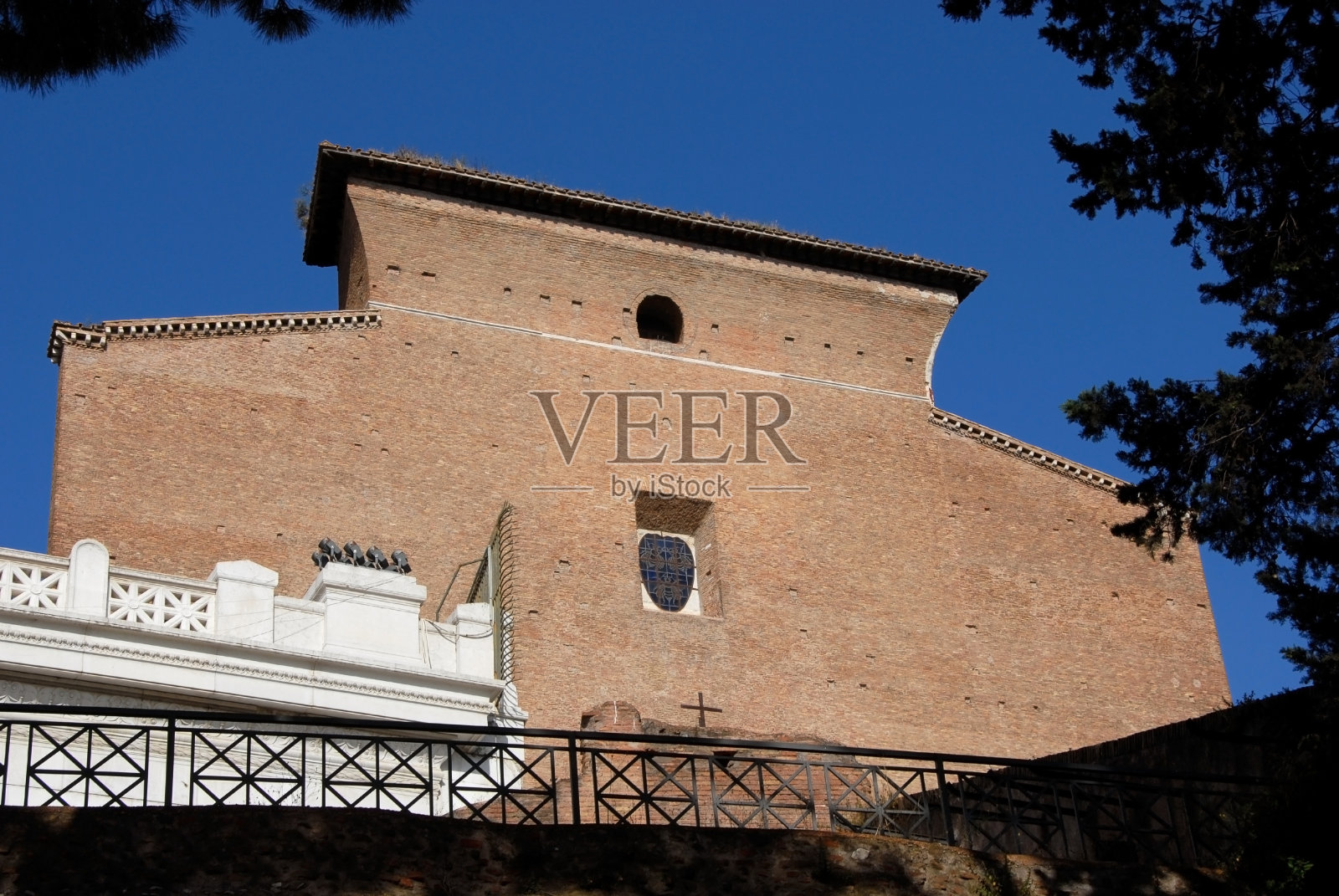 在罗马的阿拉科利大教堂照片摄影图片