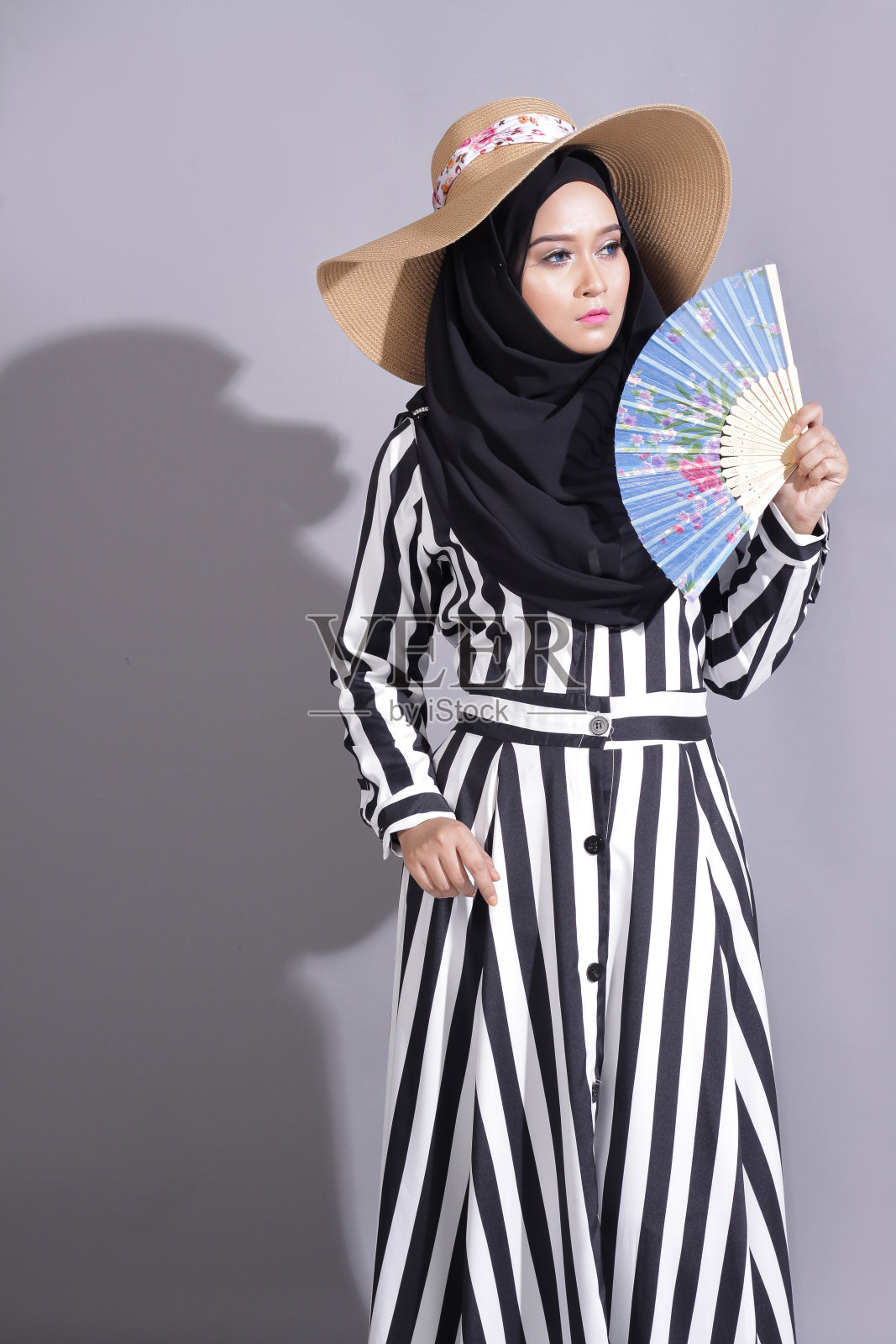 亚洲musliman女人照片摄影图片