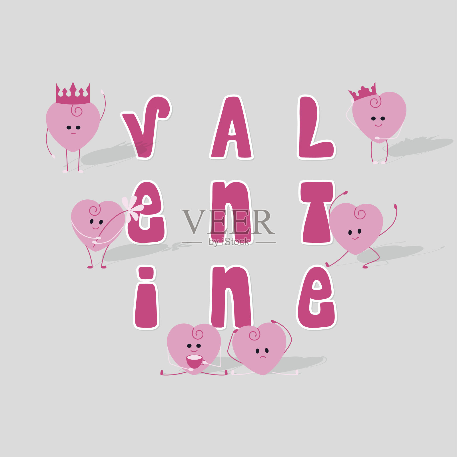 情人节卡片设计元素图片