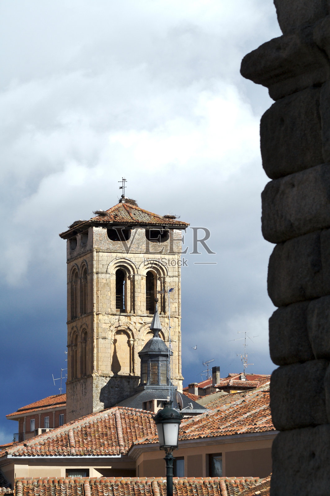 教堂的塔照片摄影图片
