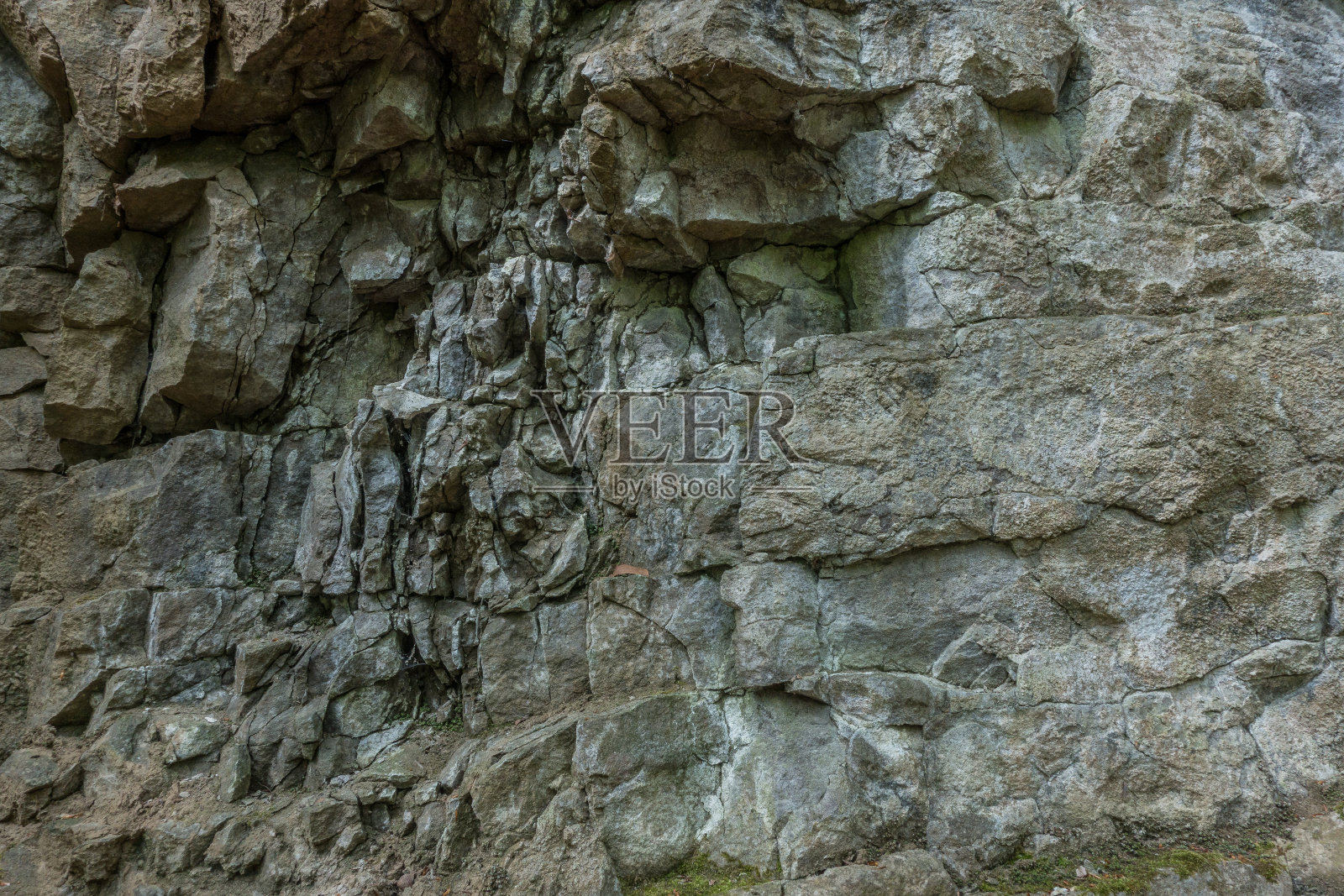 有裂缝的石墙照片摄影图片