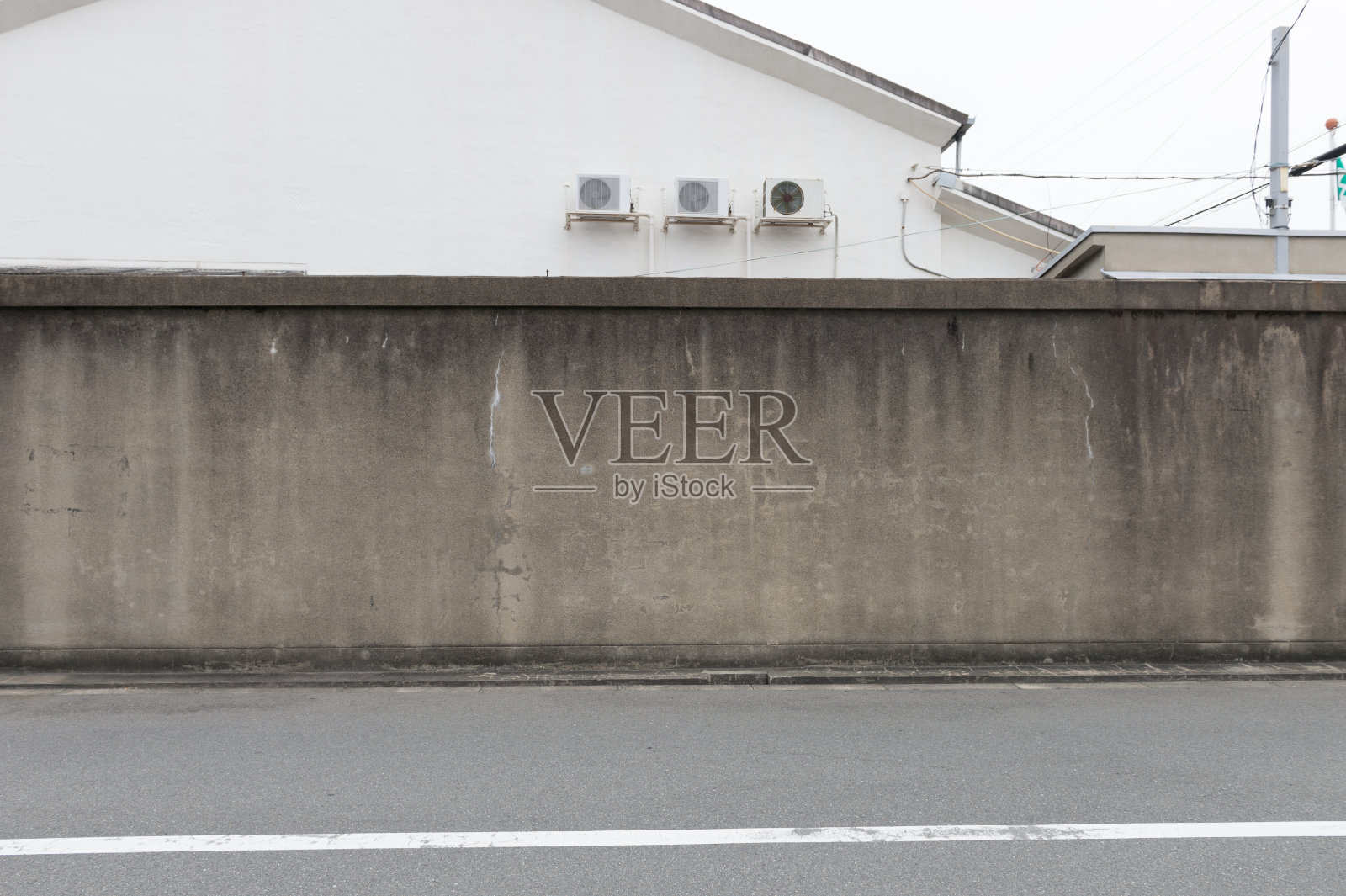 街道墙上的空白大广告牌照片摄影图片