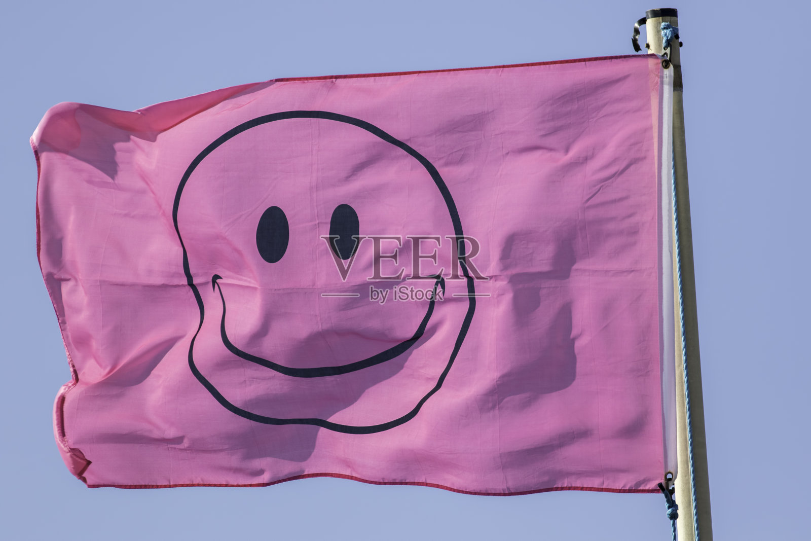 幸福的粉红色的国旗照片摄影图片