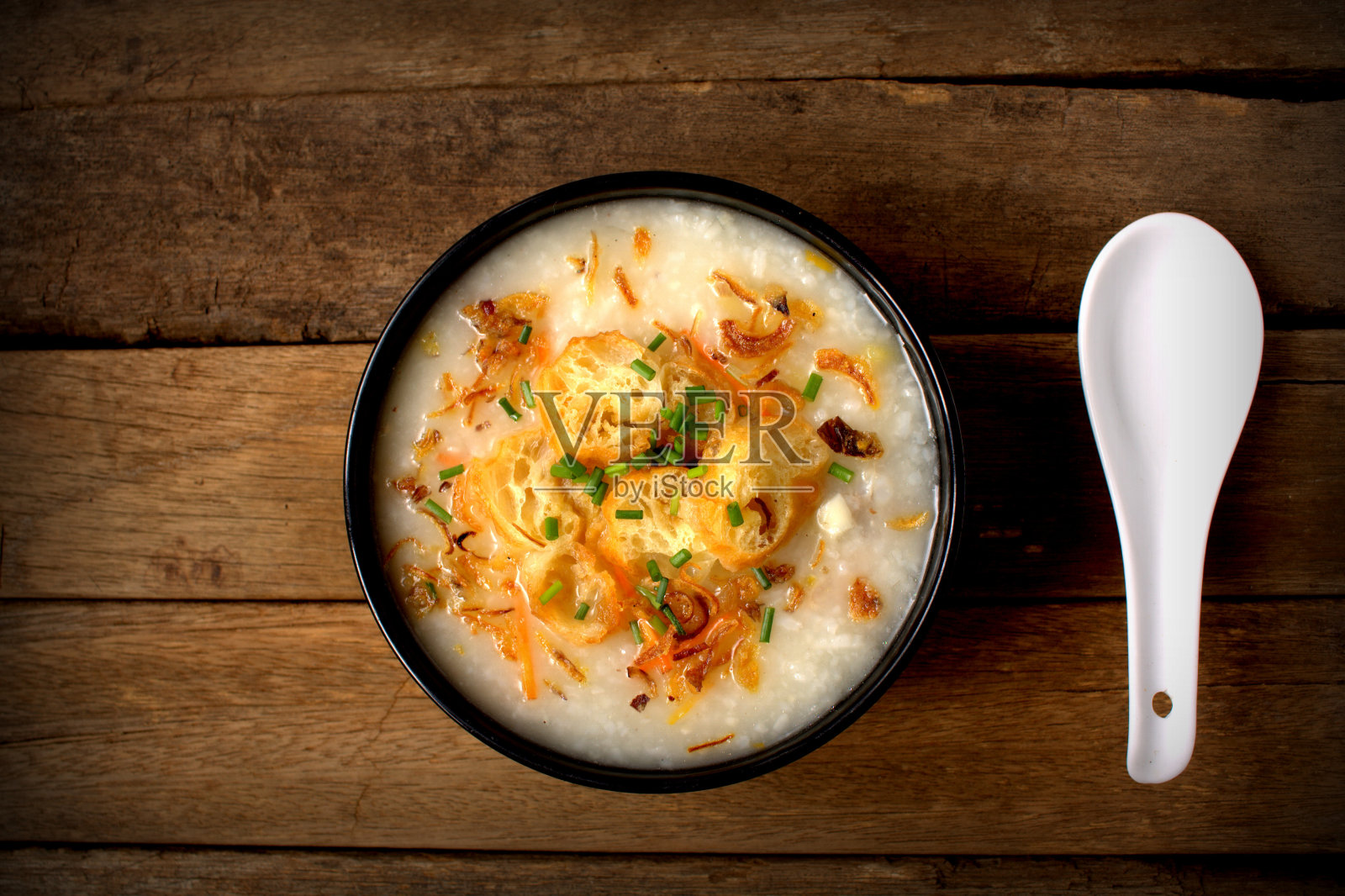 鸡粥照片摄影图片