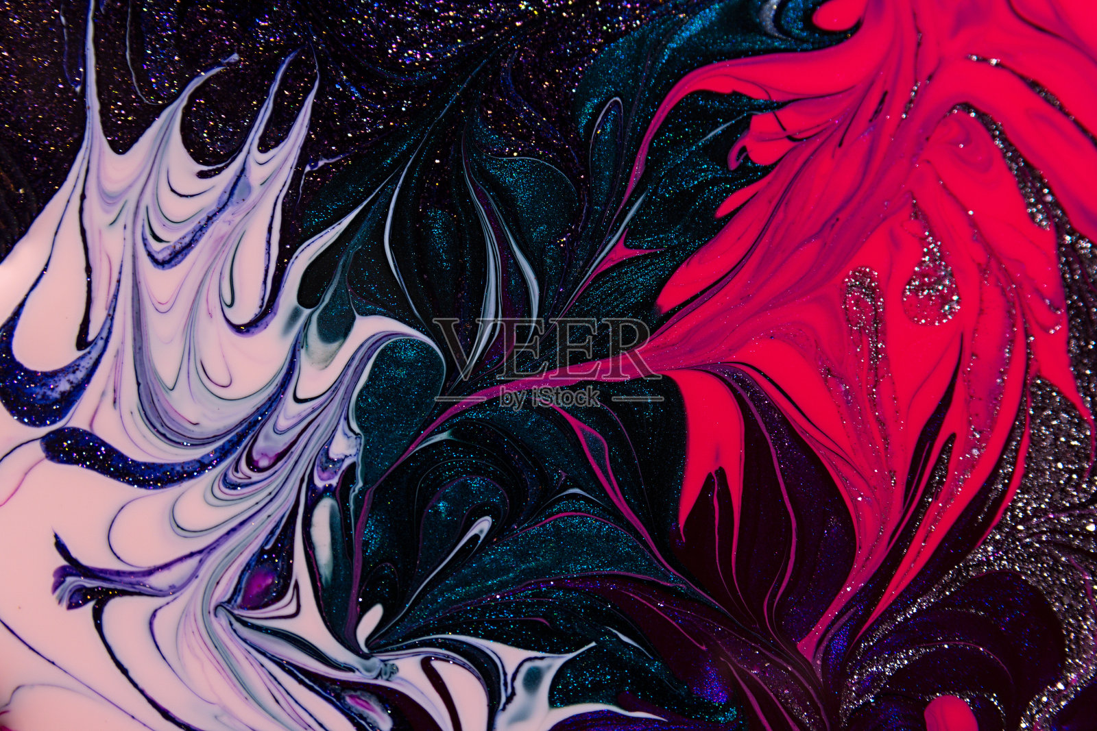 指甲油的质地。照片摄影图片