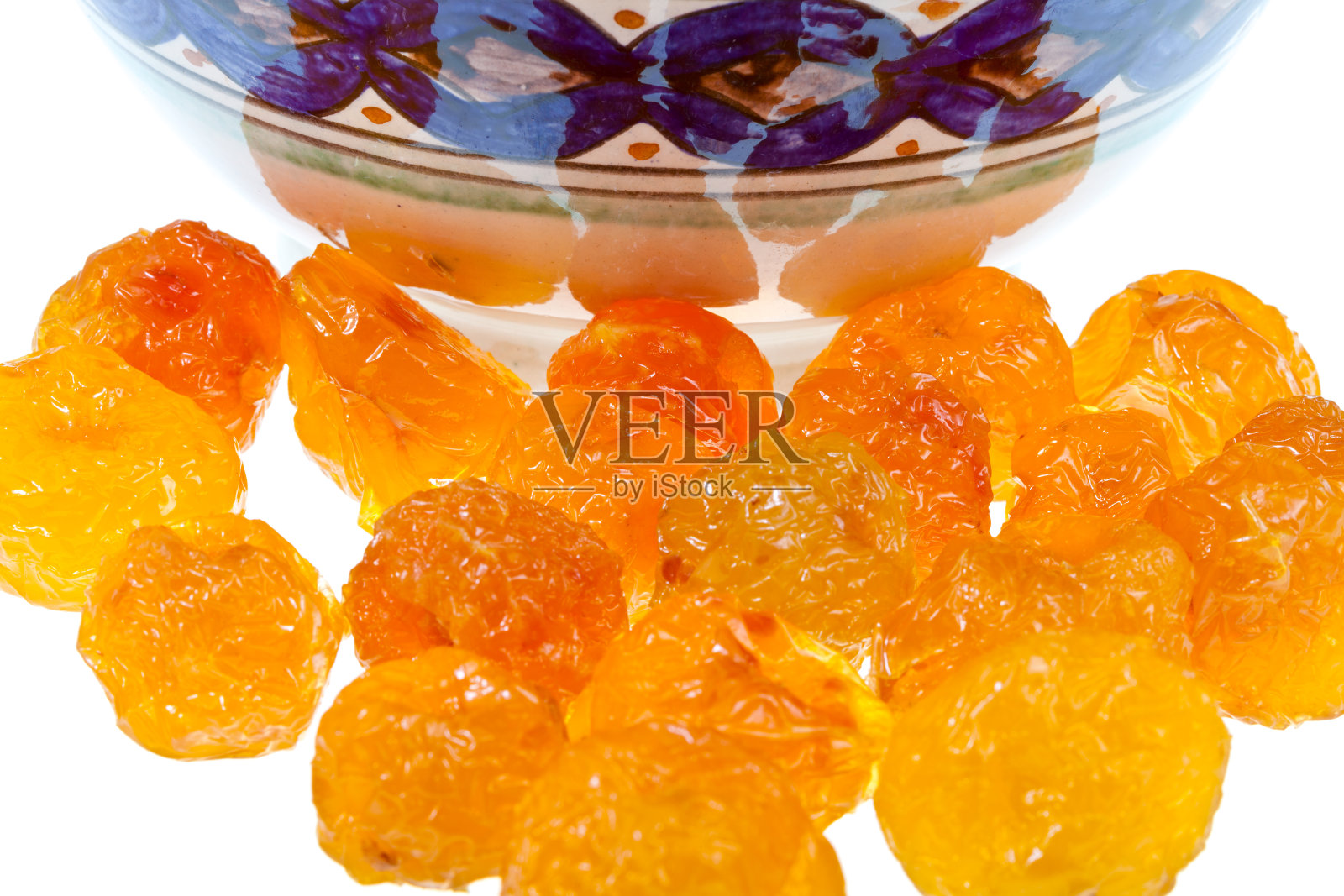 干红褐色苹果和亚洲碗照片摄影图片