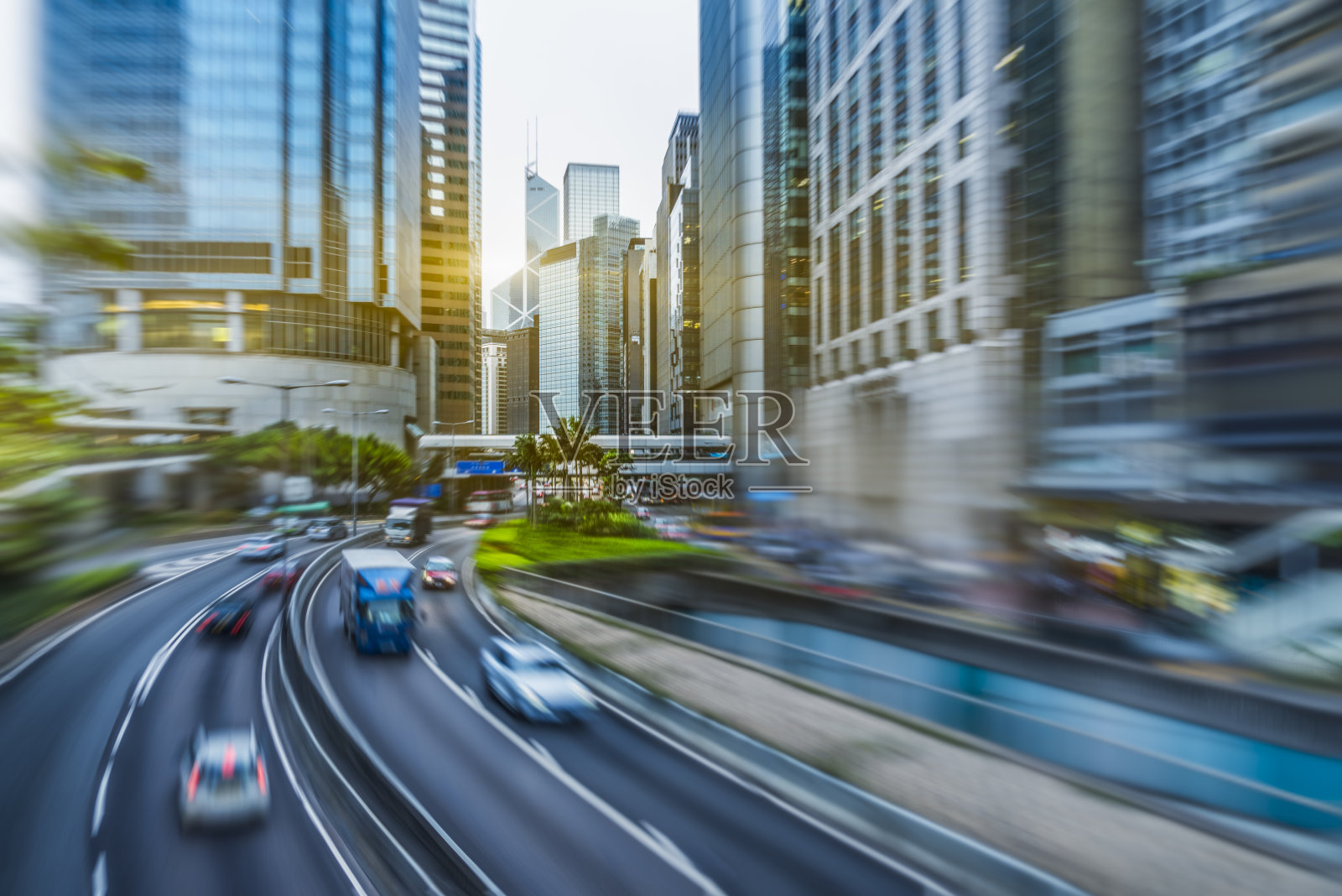 香港市区街道交通照片摄影图片