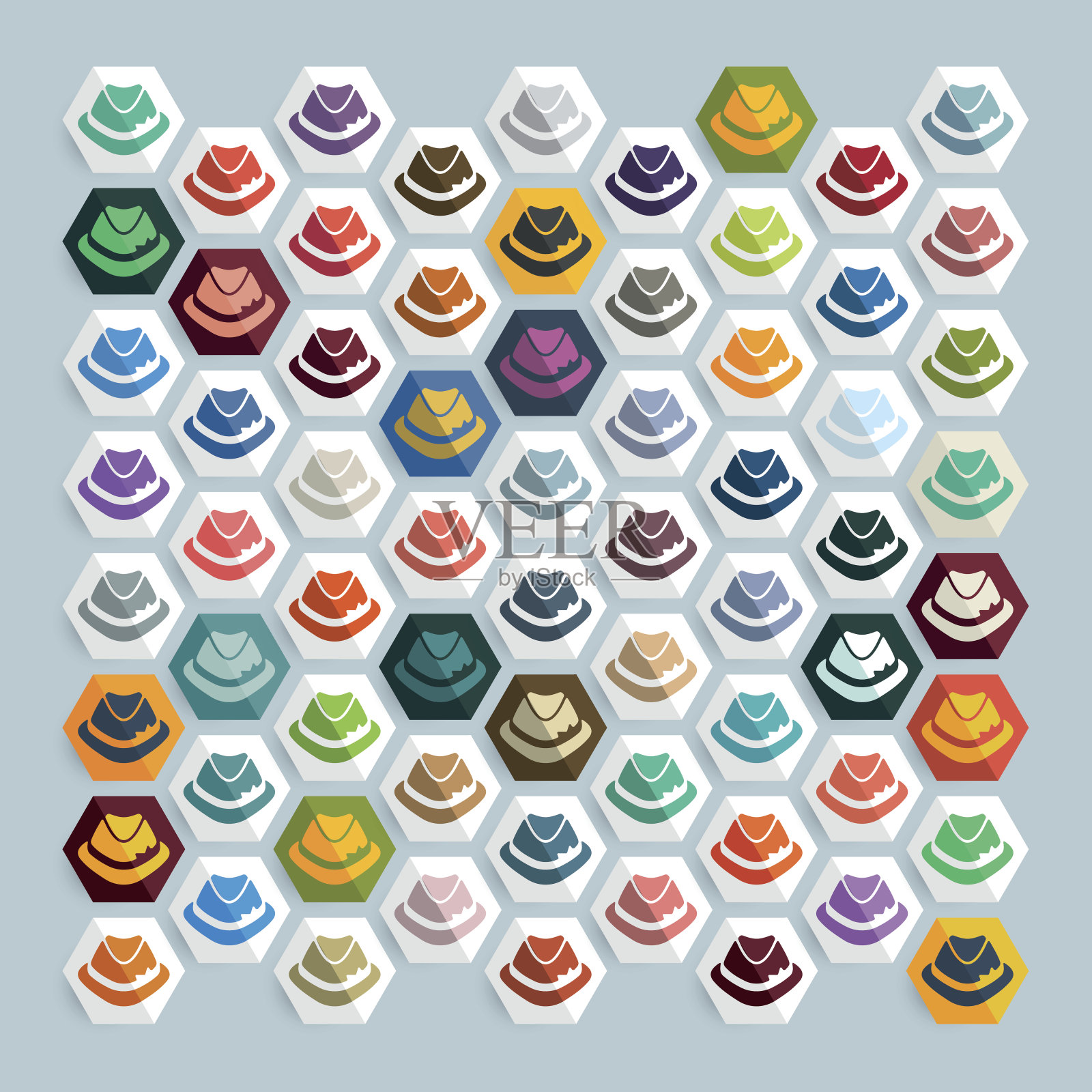 平面设计:帽子插画图片素材