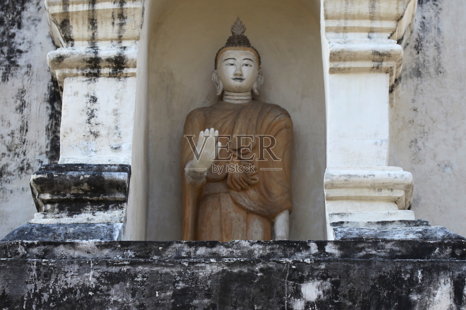 雕塑，建筑和佛教的象征，泰国照片摄影图片