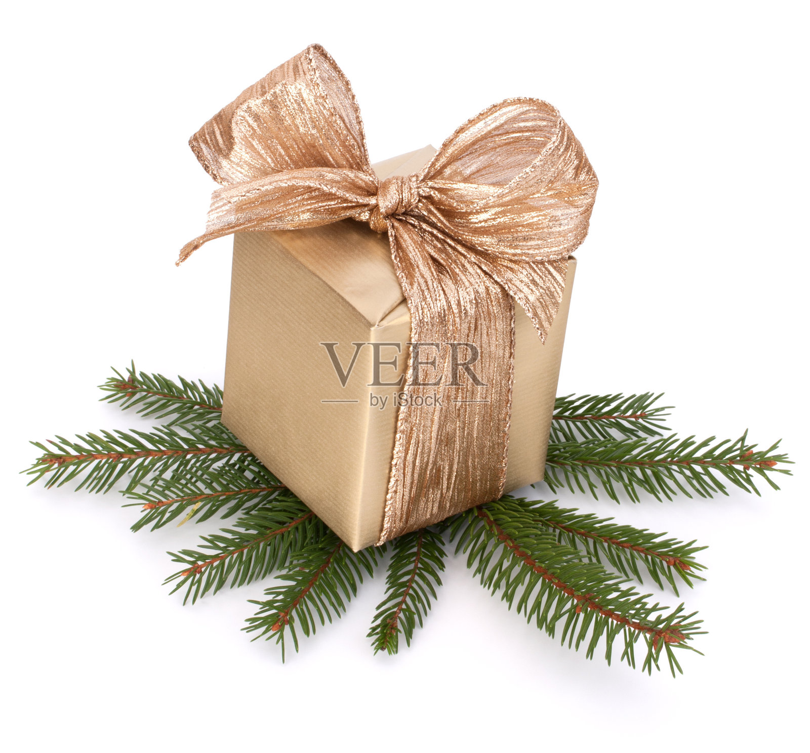 豪华礼物孤立在白色背景照片摄影图片