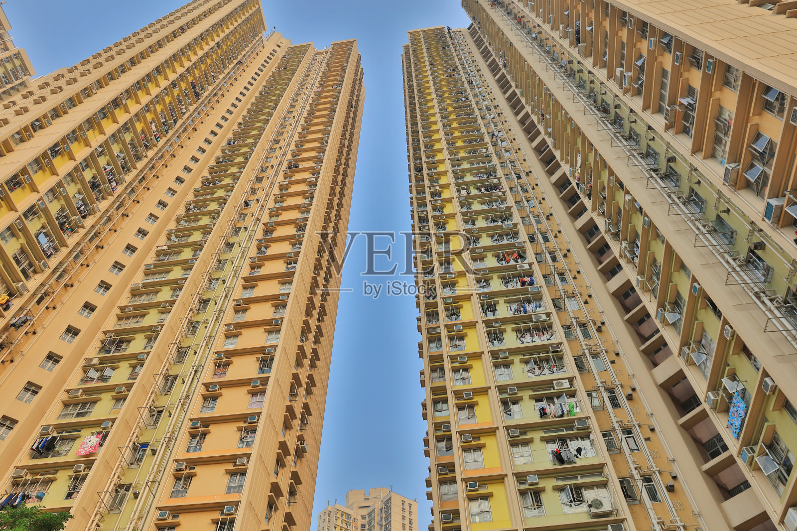 香港的公共公寓大厦照片摄影图片