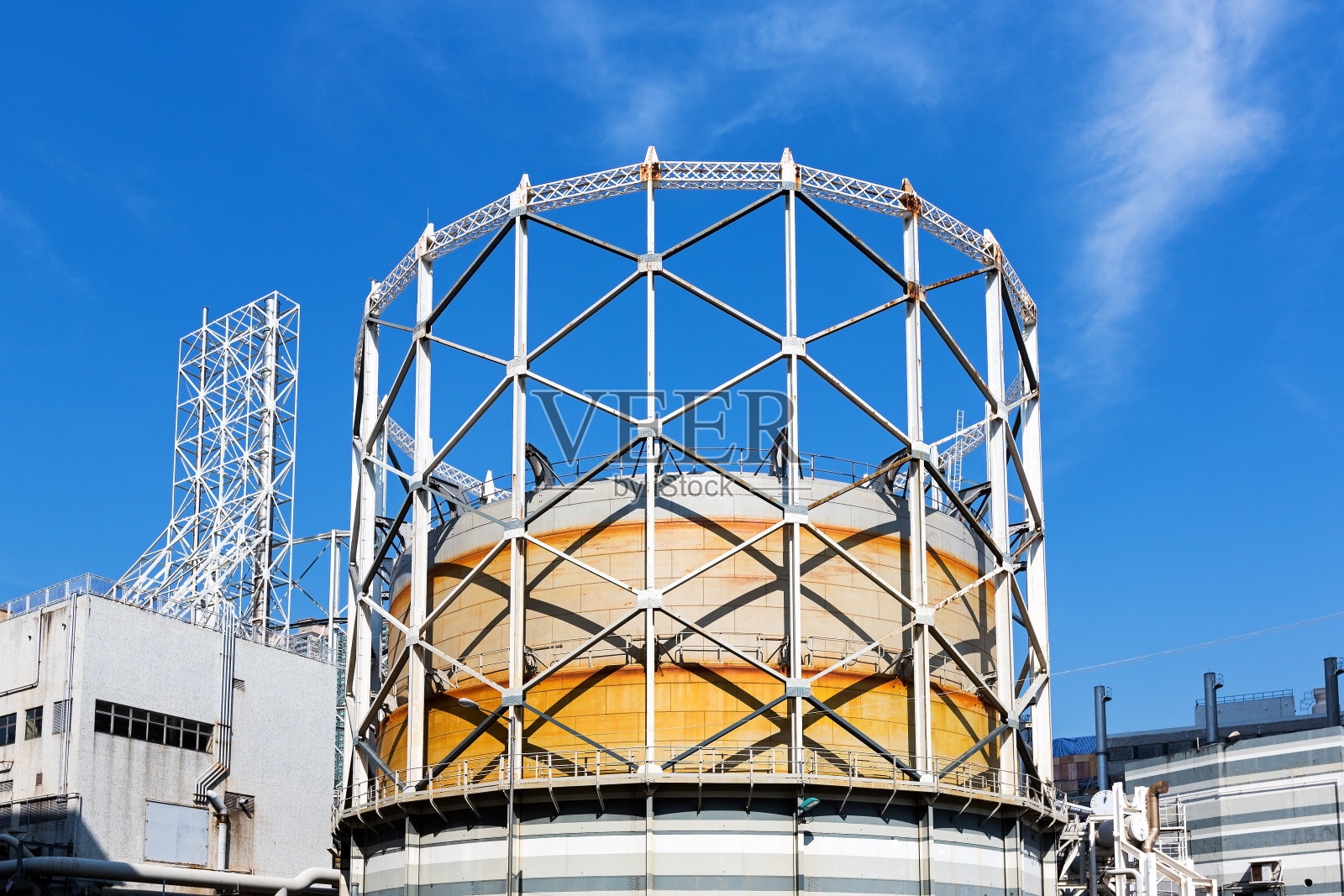 石油储罐照片摄影图片