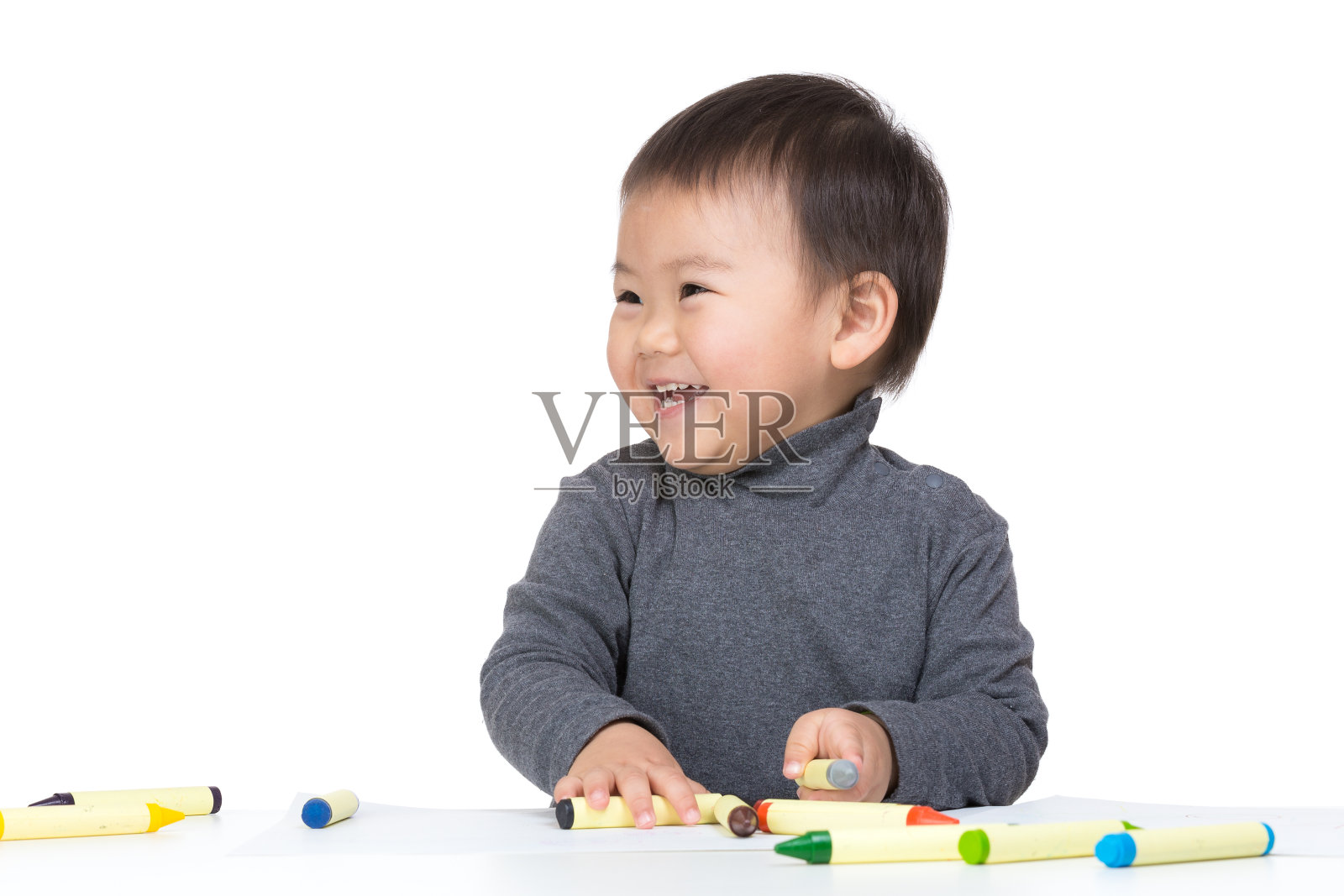 亚洲男婴画照片摄影图片