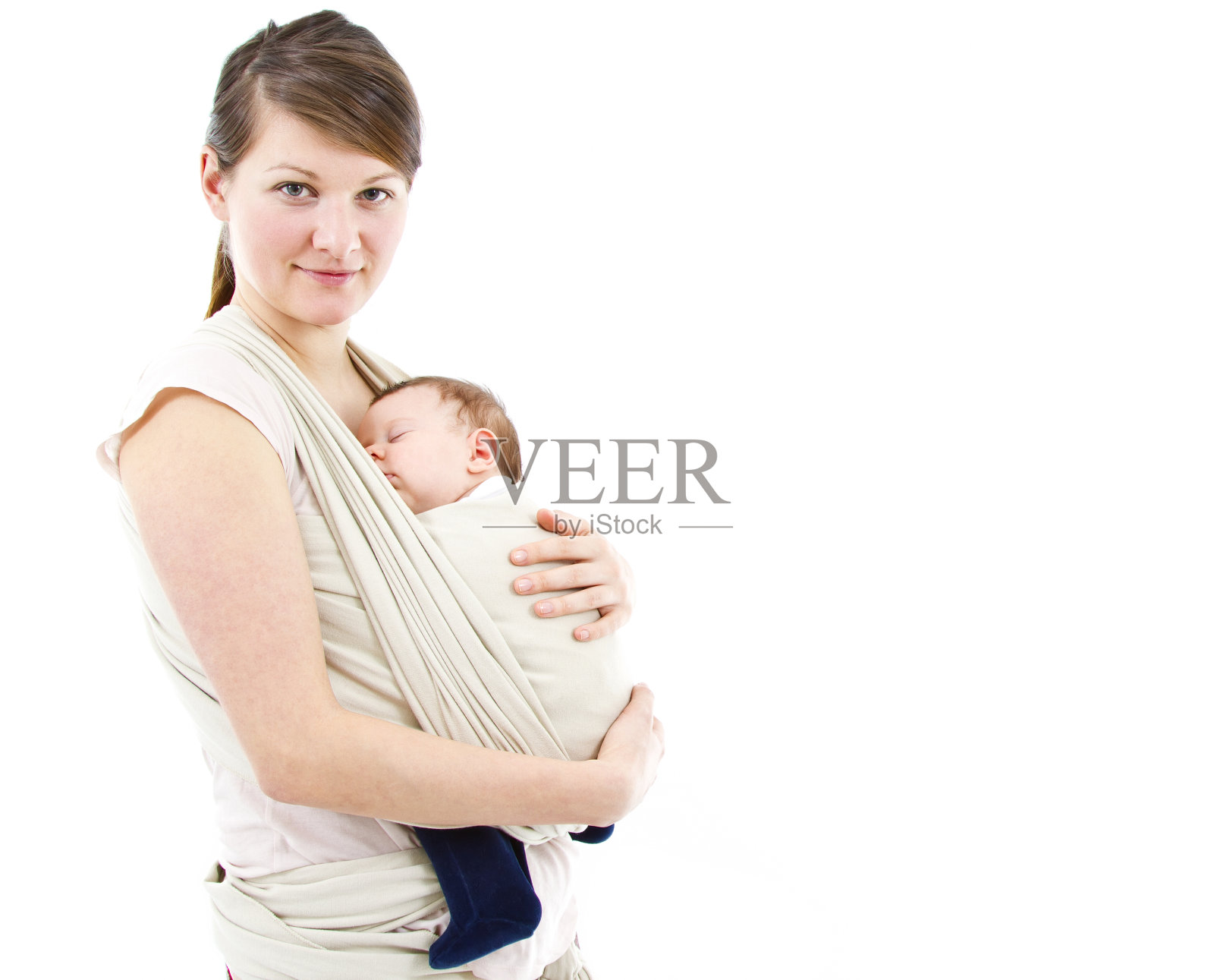 携带一个婴儿照片摄影图片