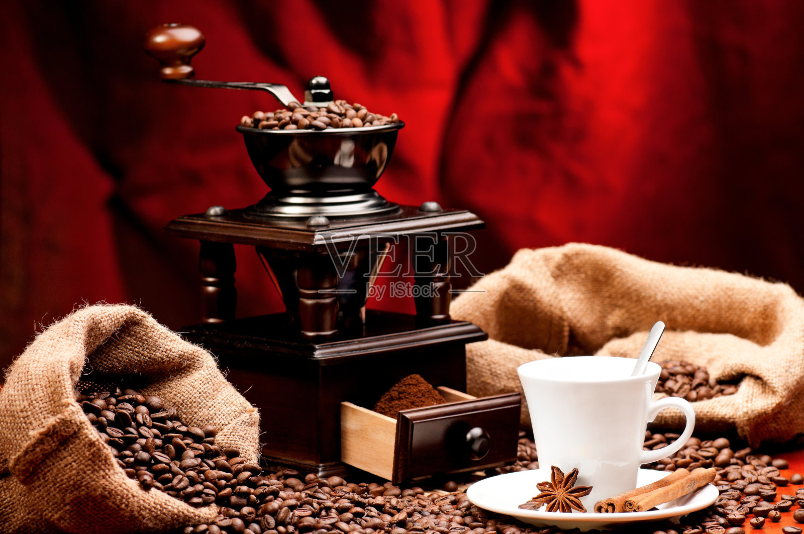 咖啡研磨机照片摄影图片