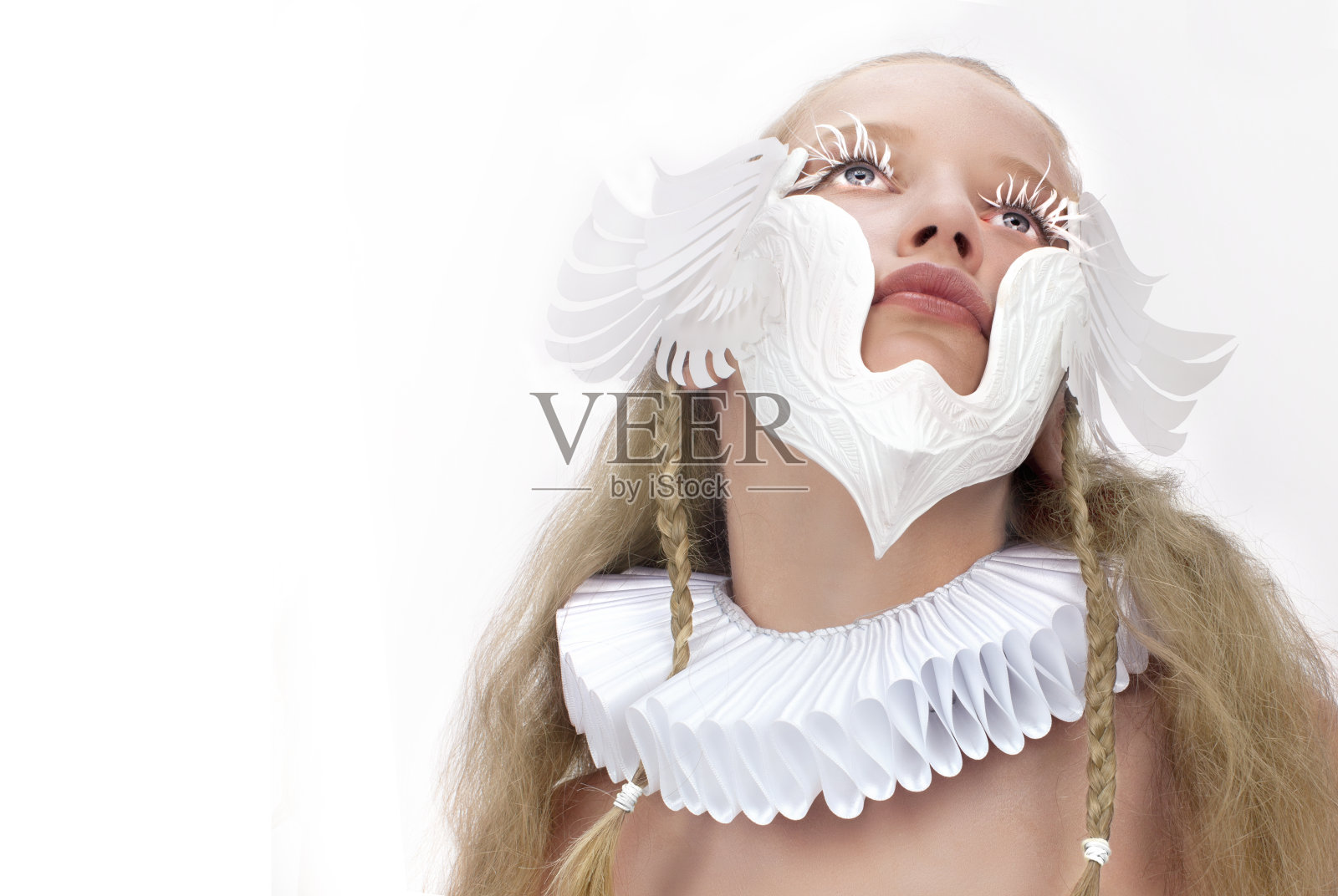 白瓦尔基里照片摄影图片