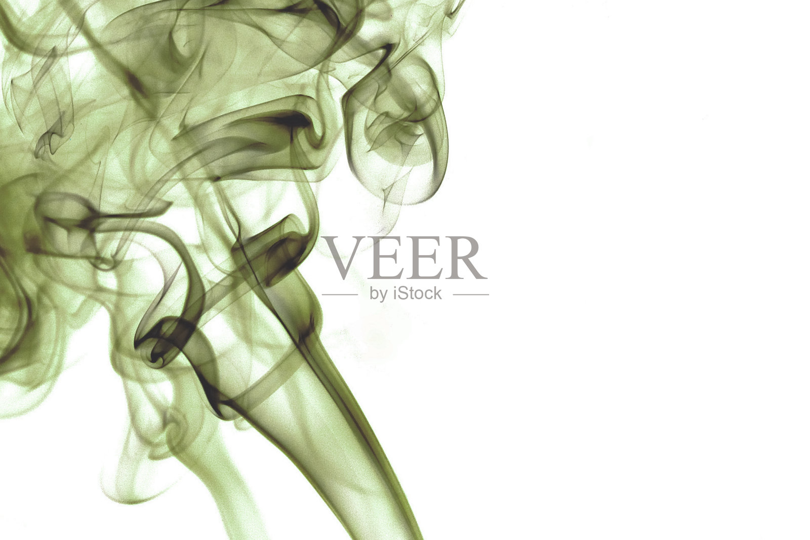 浅绿色烟雾细节照片摄影图片