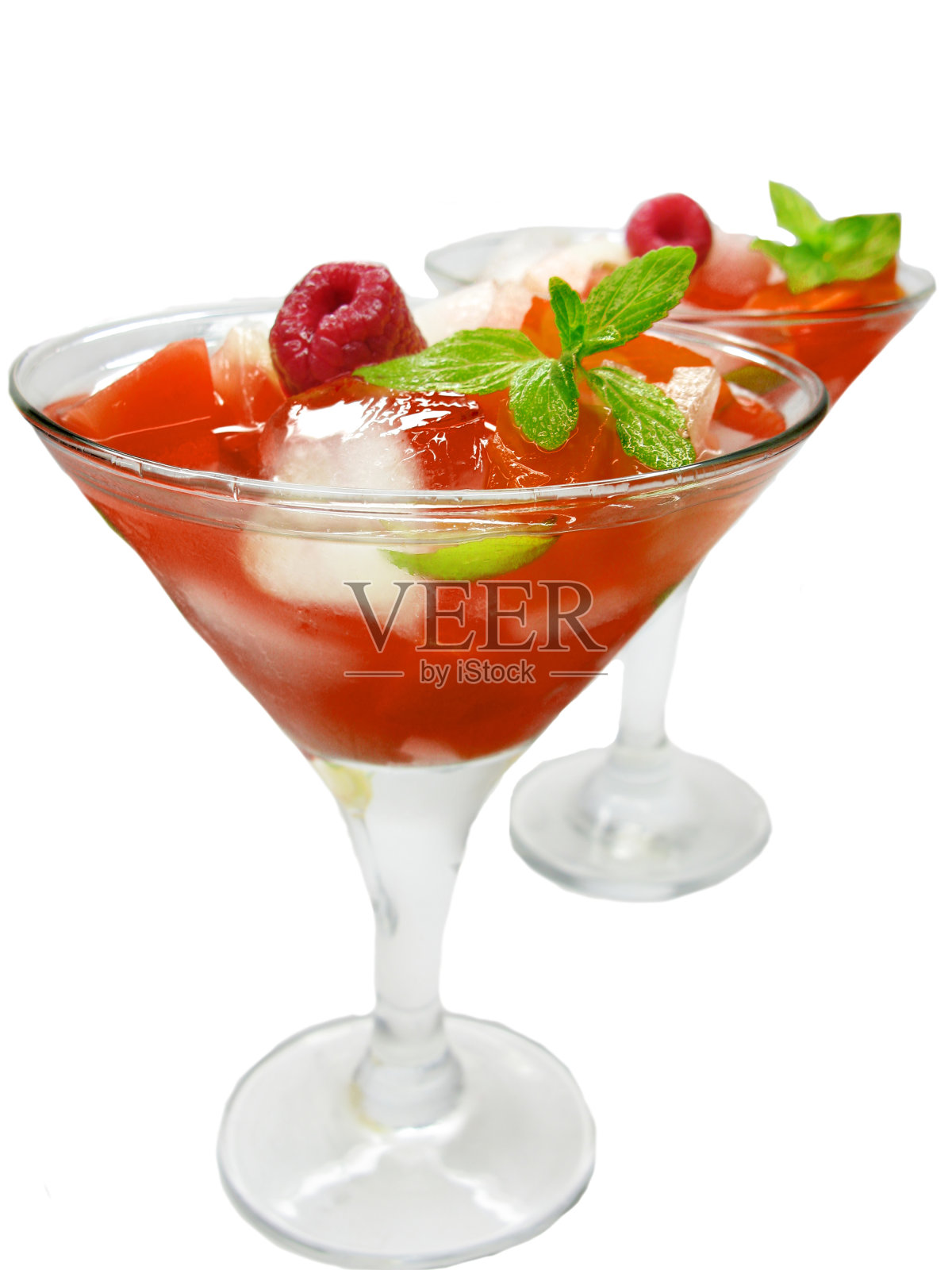 薄荷混合酒精鸡尾酒照片摄影图片