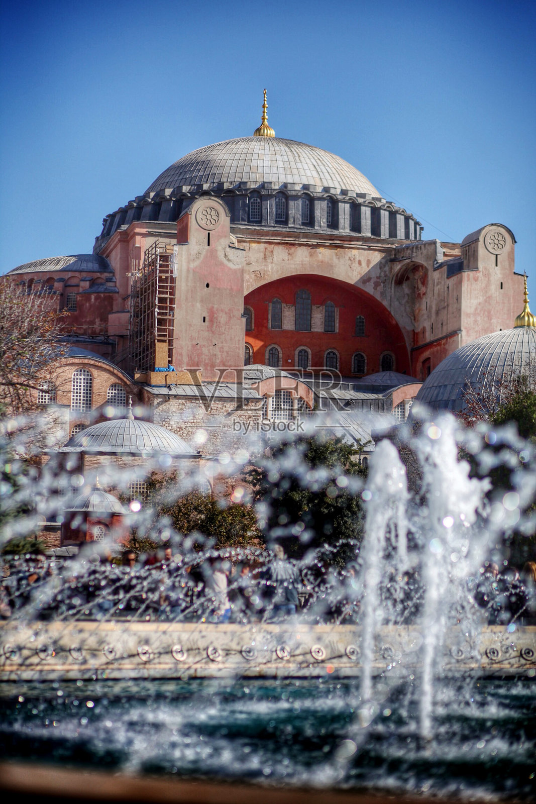 伊斯坦布尔的圣索菲娅大教堂照片摄影图片