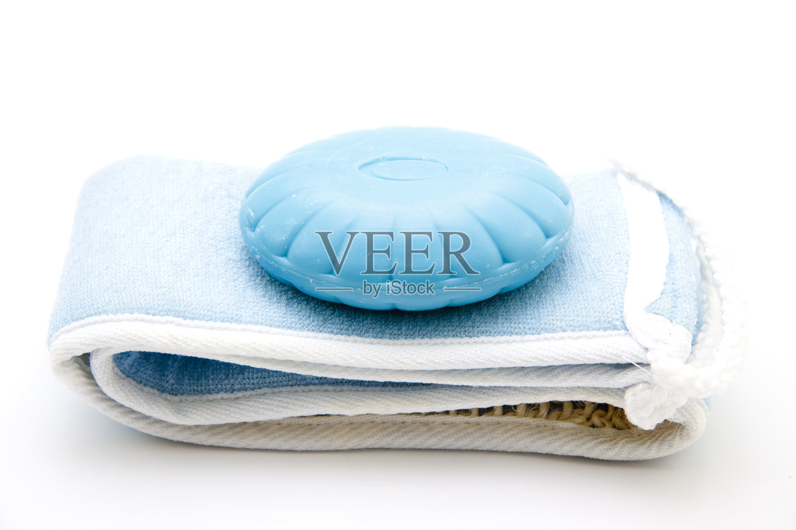 布上蓝皂照片摄影图片