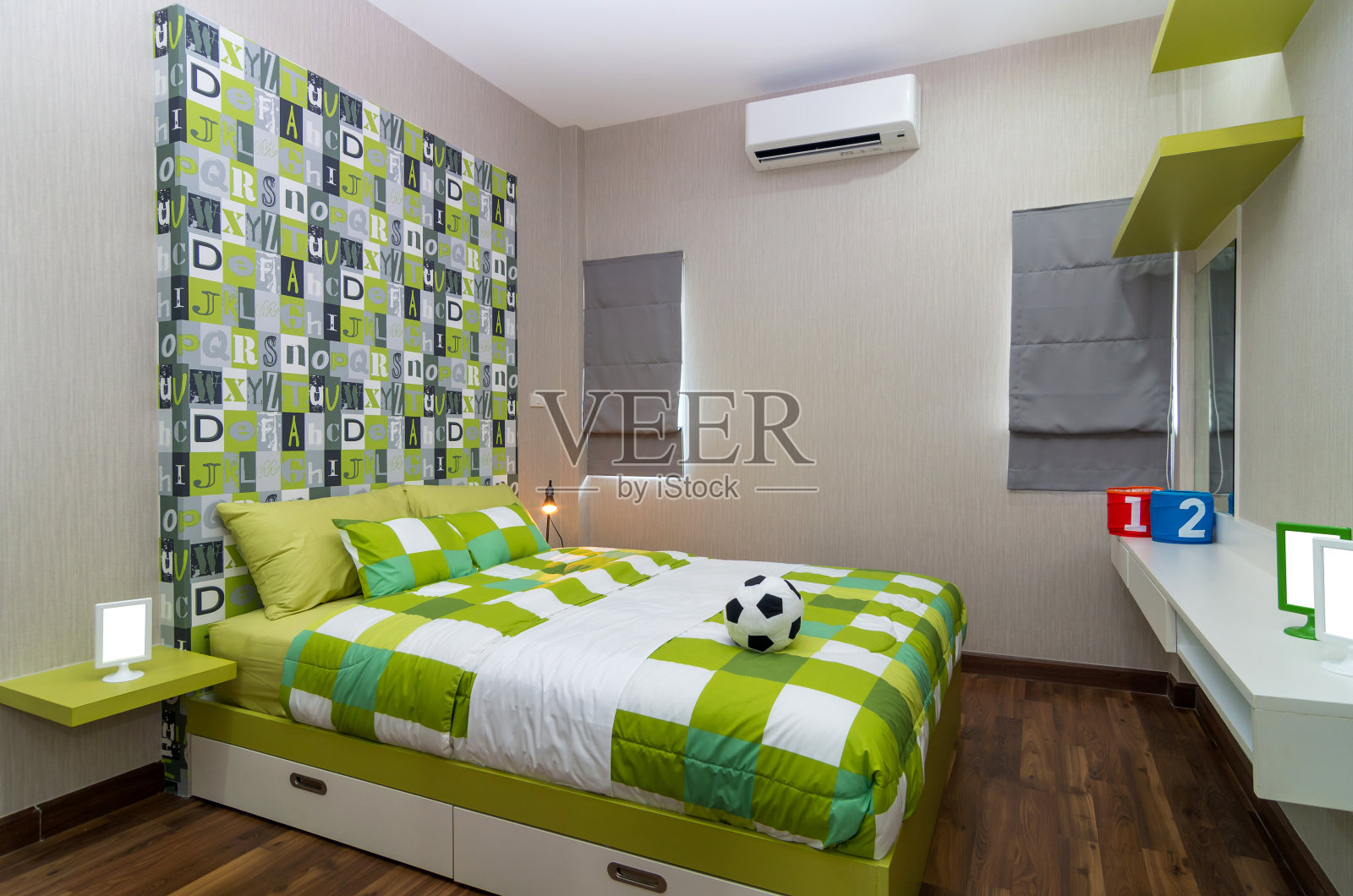 室内的卧室照片摄影图片