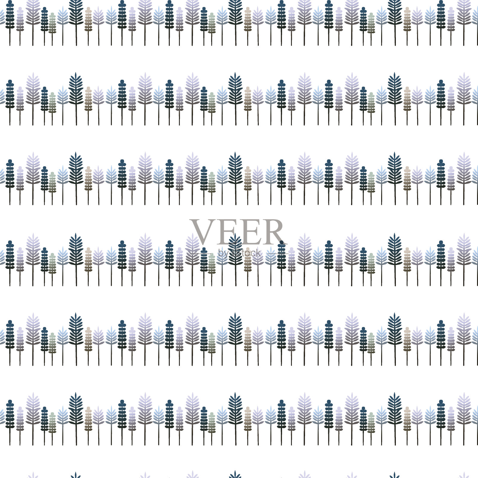 树模式插画图片素材