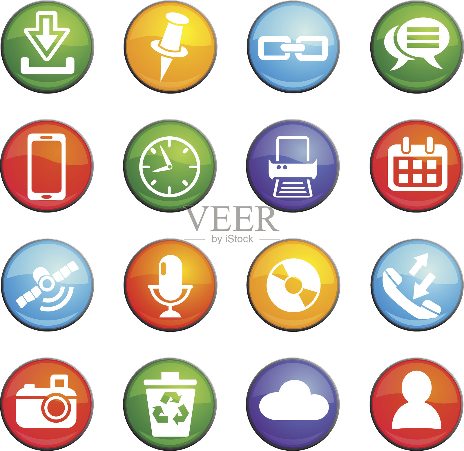 媒体图标设置图标素材