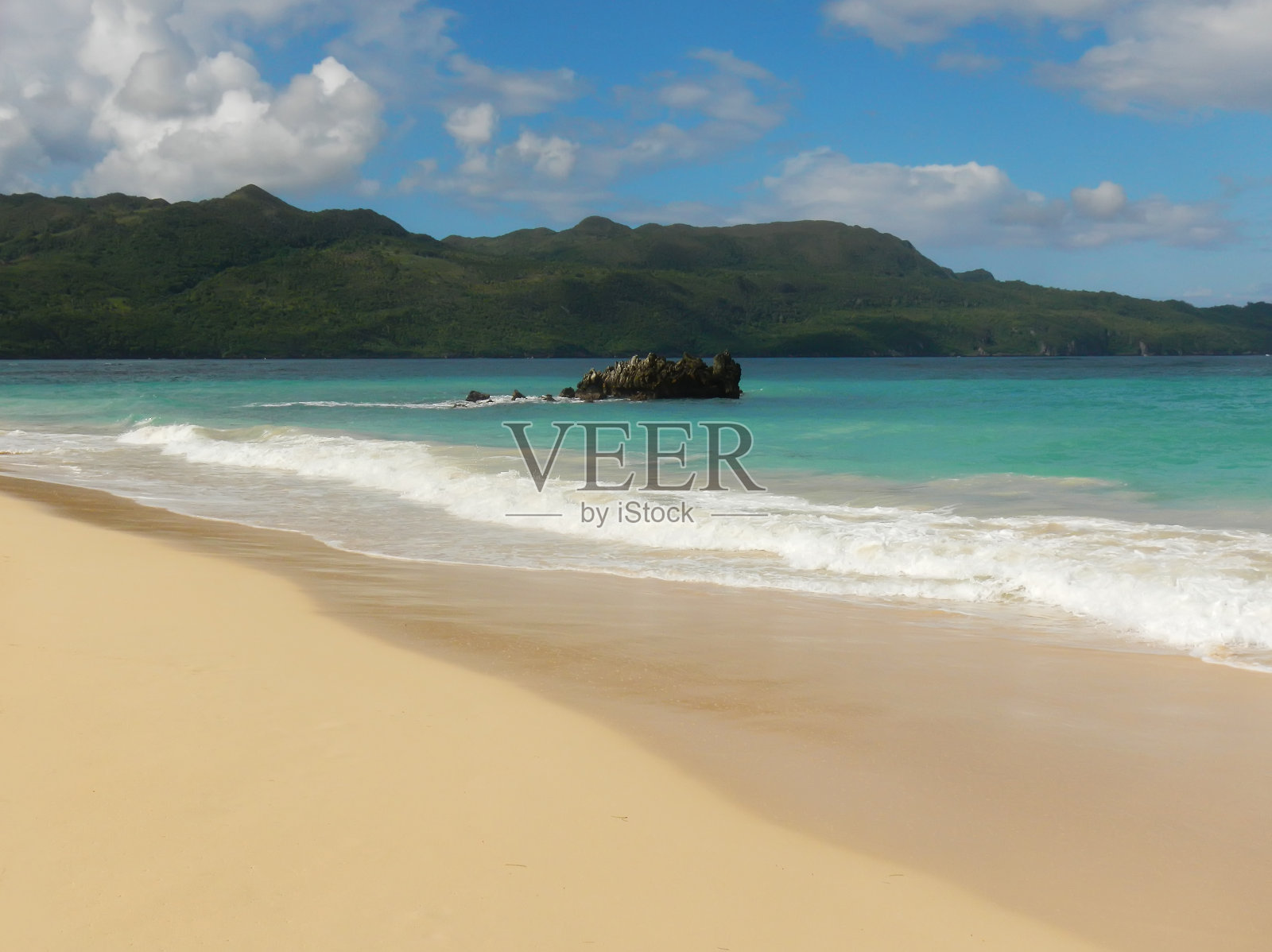 林孔海滩，沙门半岛照片摄影图片