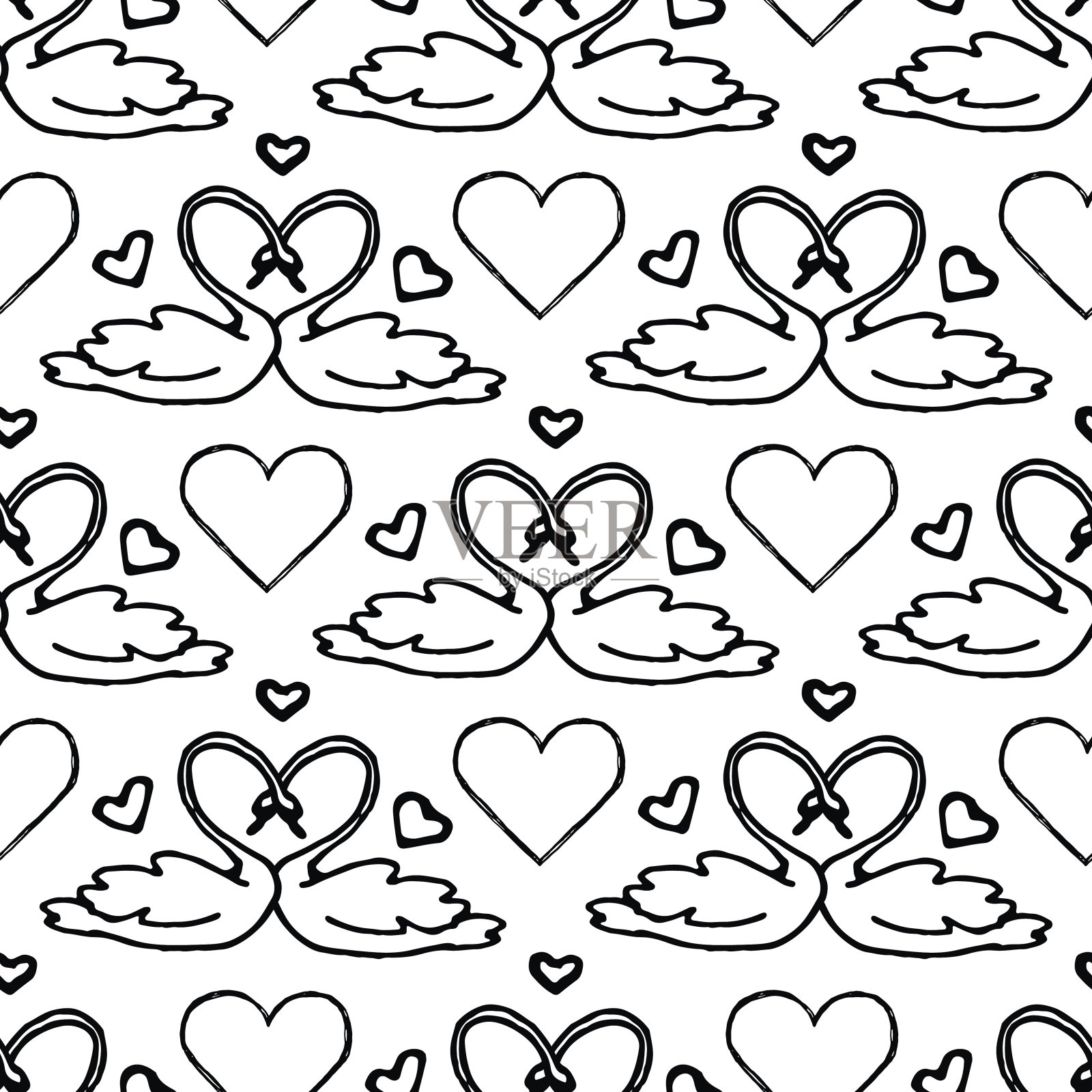 无缝模式。设计元素插画图片素材