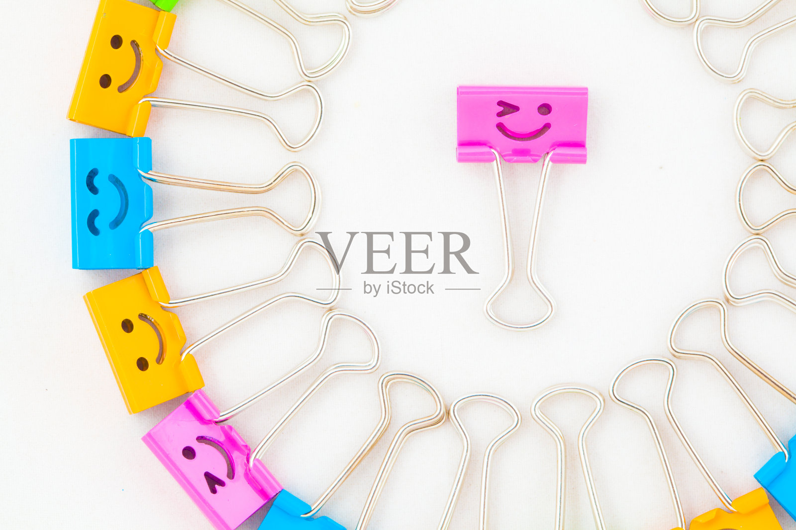 带表情的剪辑照片摄影图片