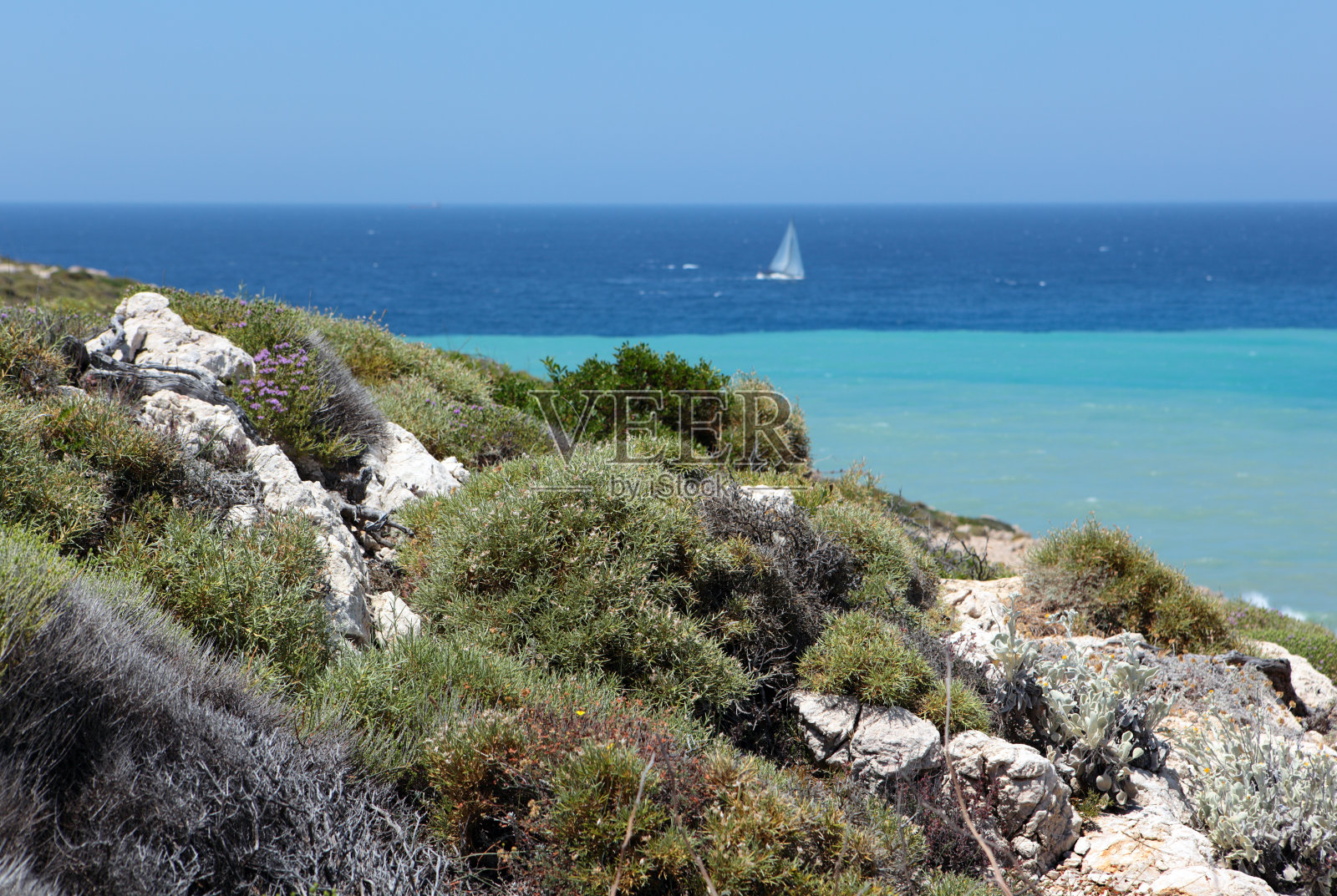 地中海沿岸照片摄影图片