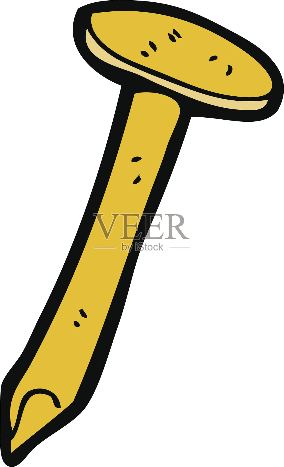 卡通钉插画图片素材