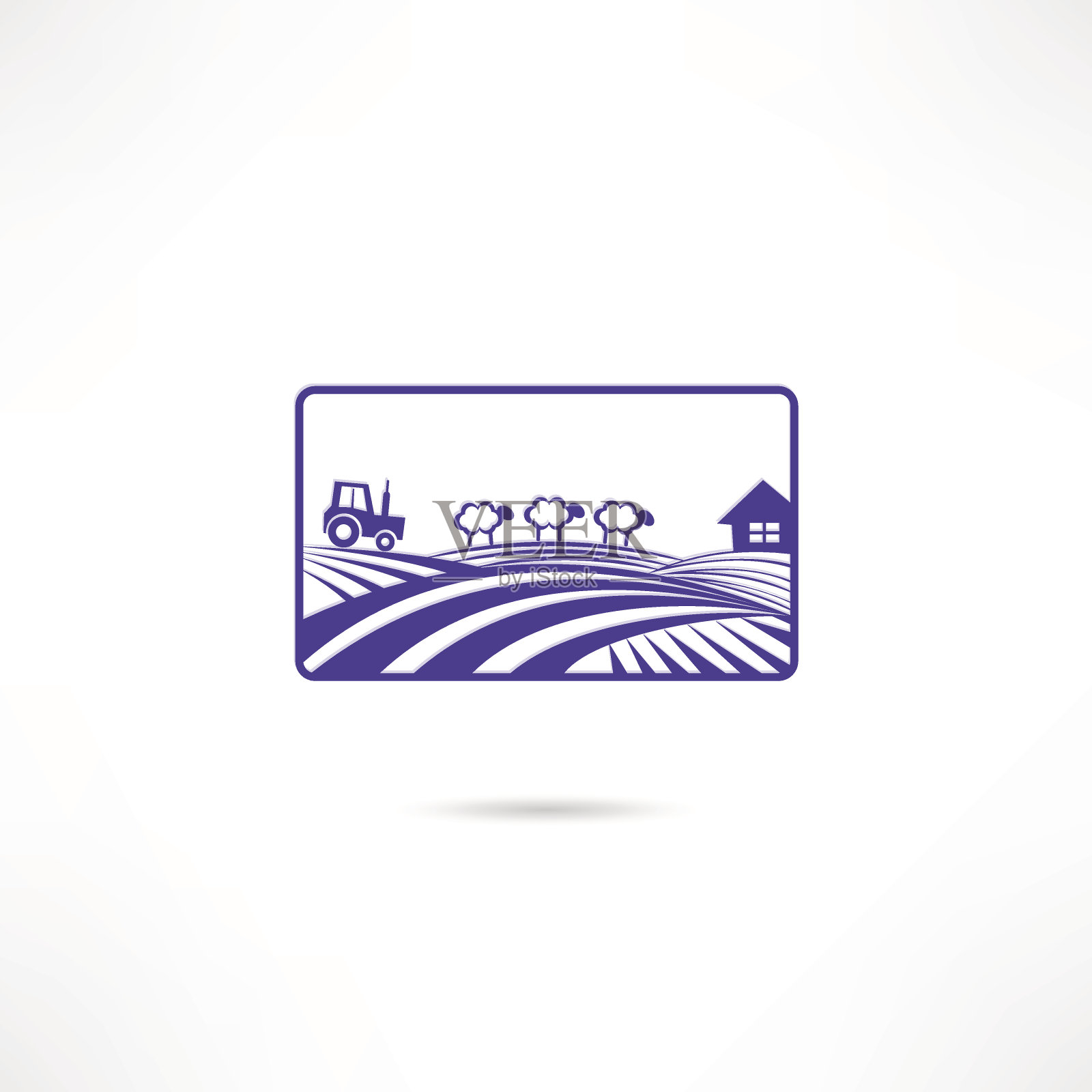 农场的图标插画图片素材