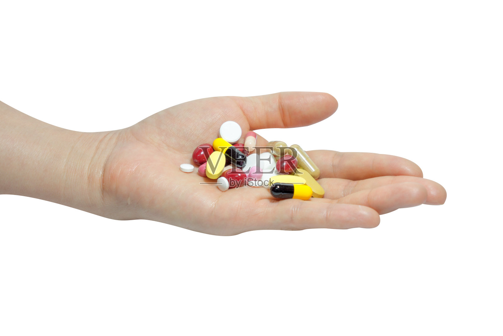 药丸用手照片摄影图片