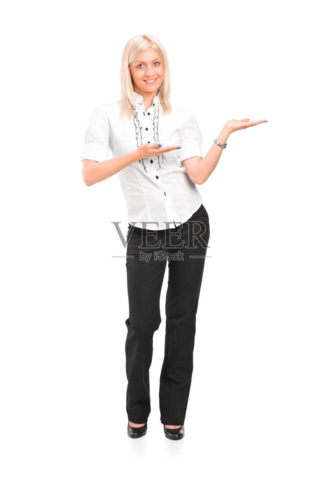 女人在打手势照片摄影图片