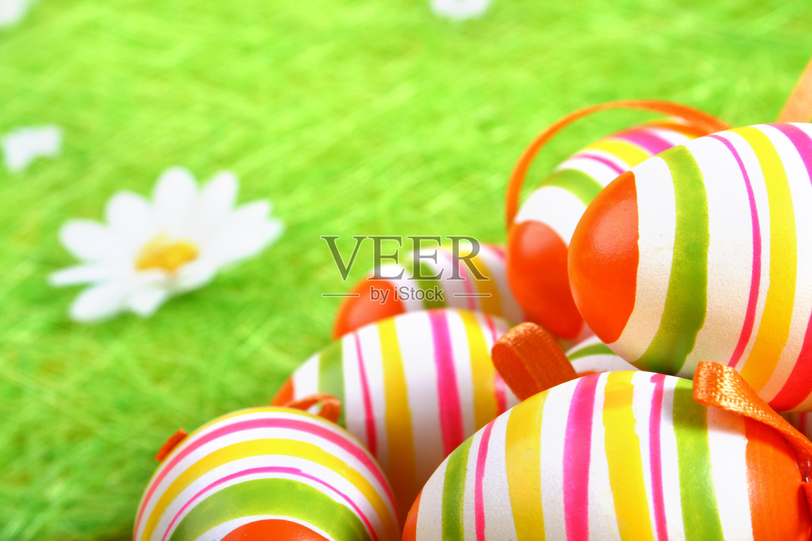 彩色的复活节彩蛋照片摄影图片