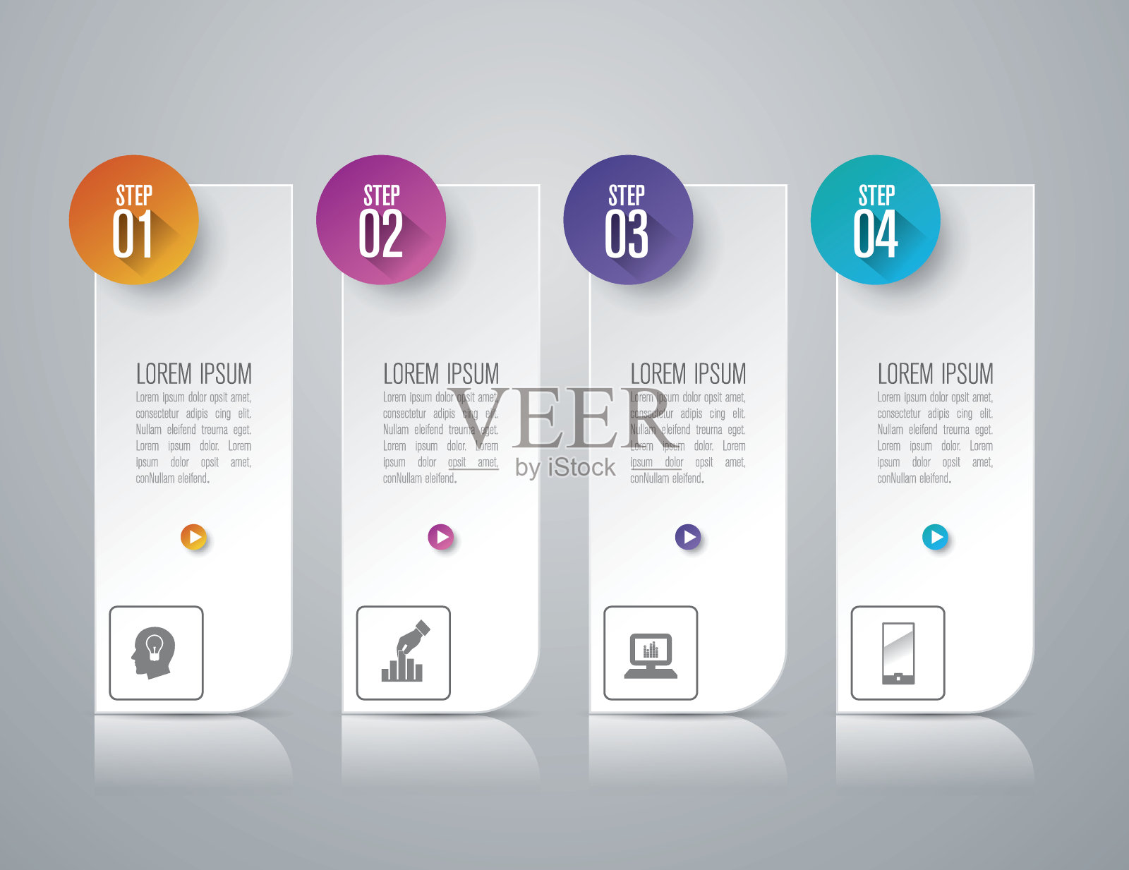 信息图设计向量和商业图标。插画图片素材