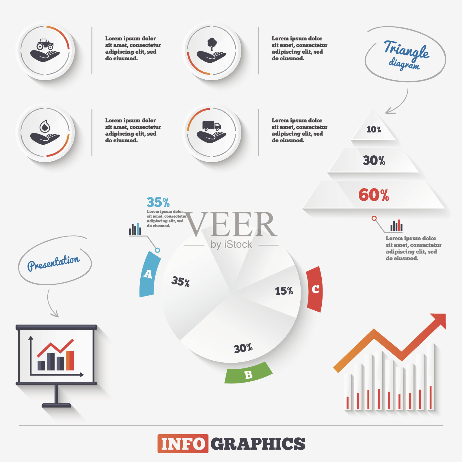 帮助图标。保护和保险设计模板素材