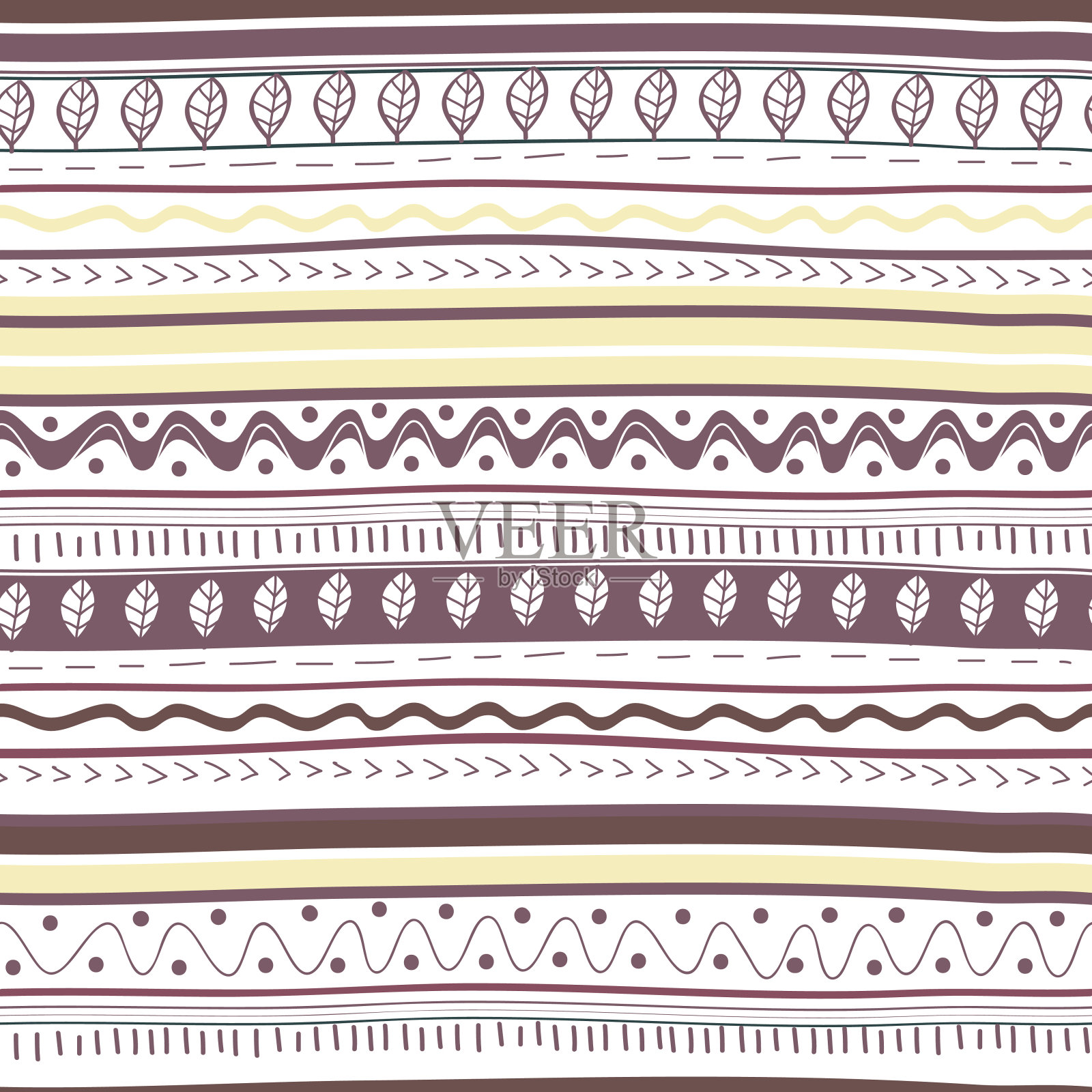 部落模式插画图片素材