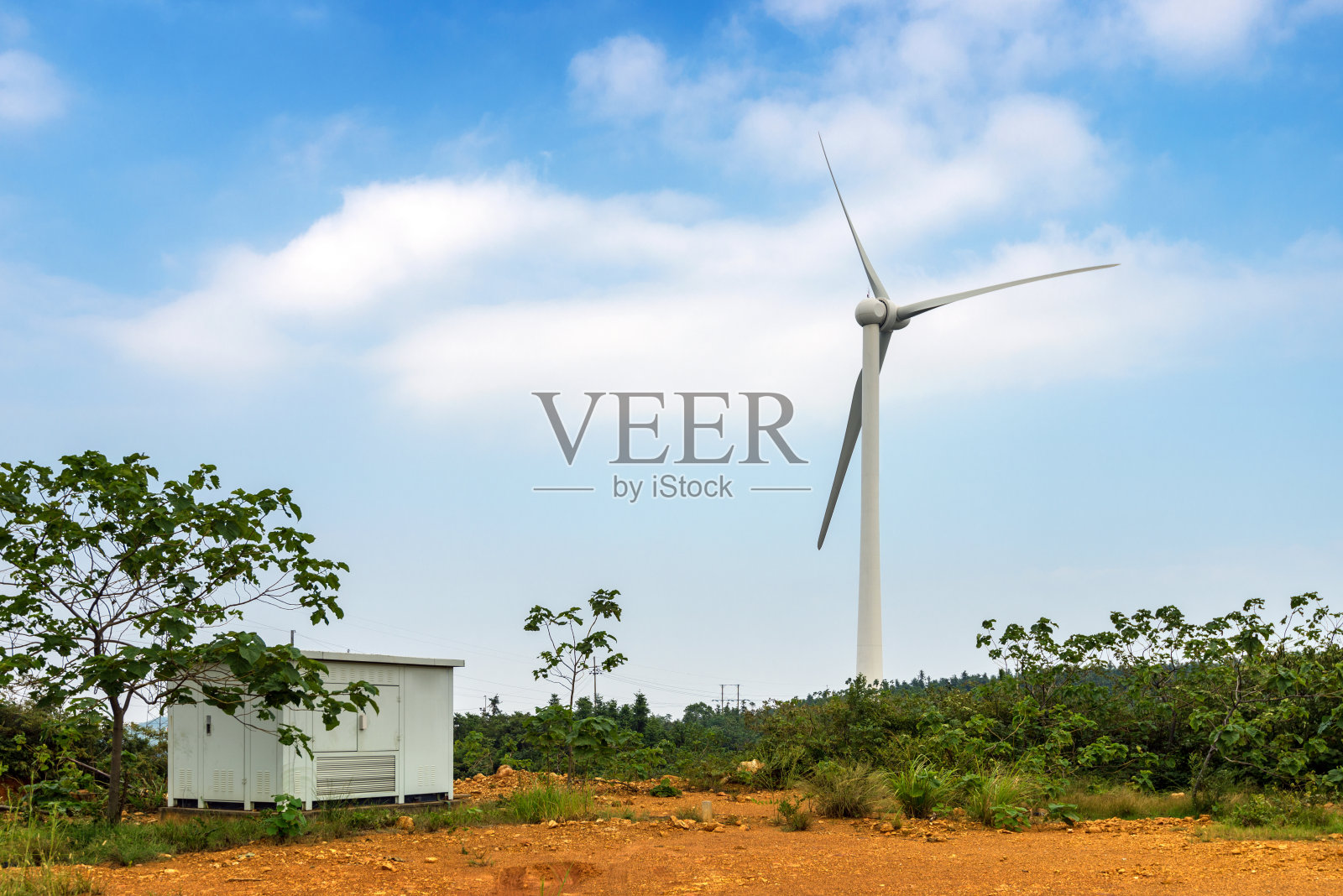 风力涡轮机照片摄影图片