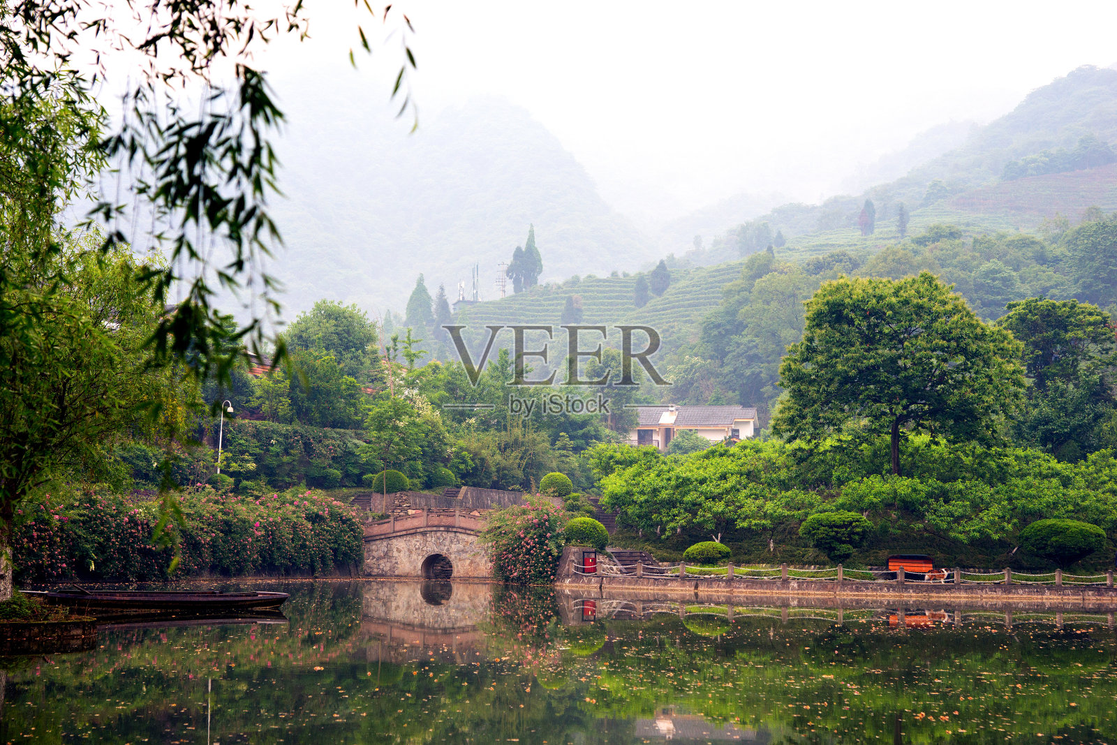 中国山水画照片摄影图片