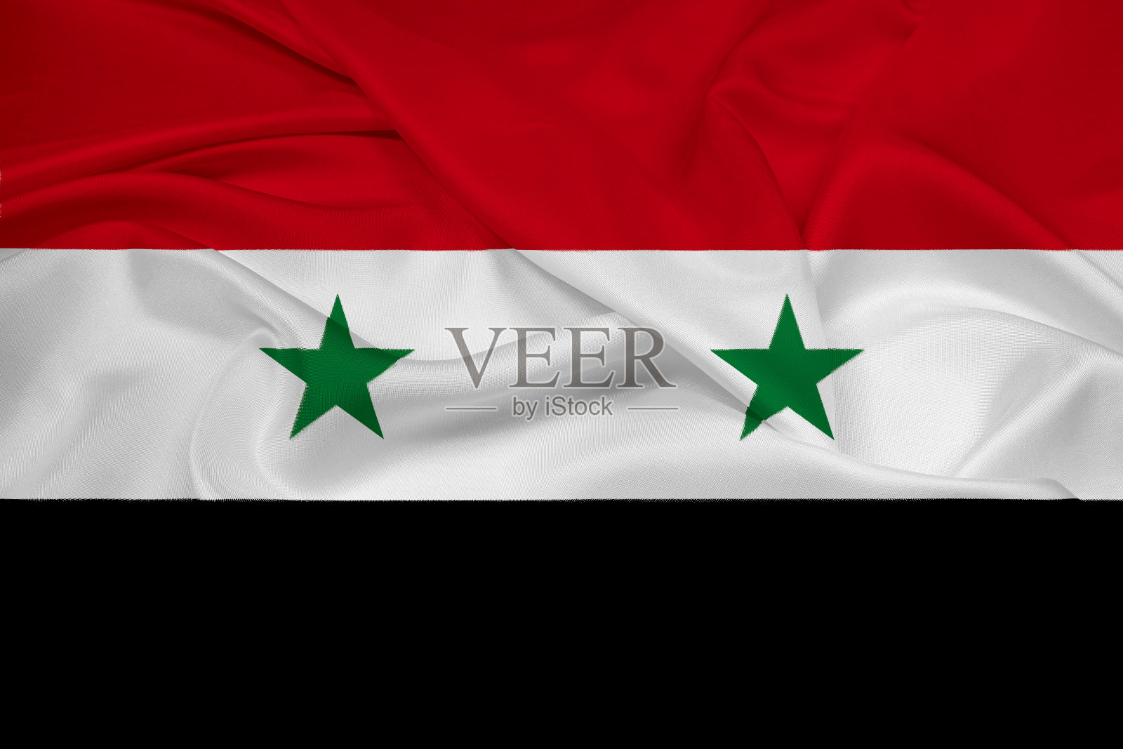 飘扬的叙利亚国旗照片摄影图片