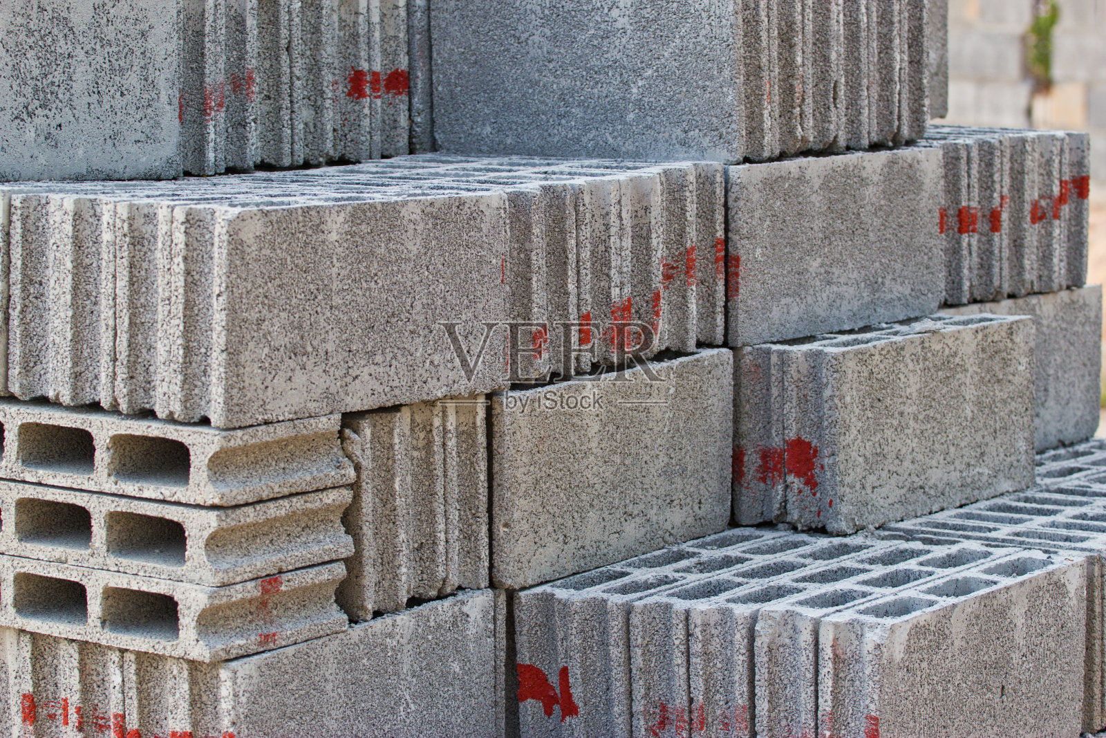 灰色混凝土砌块照片摄影图片